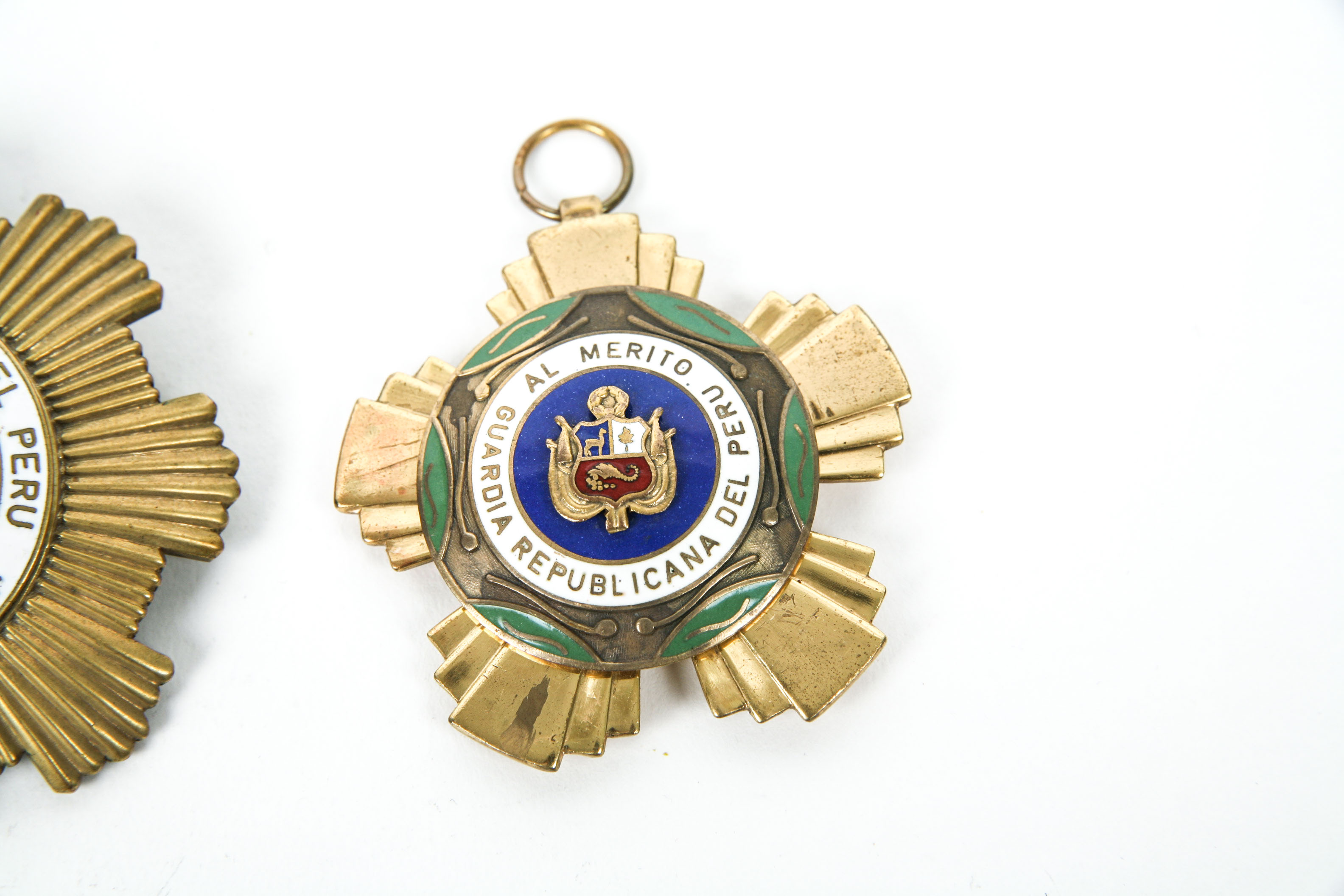 Vintage Peruvian Medals of Honor