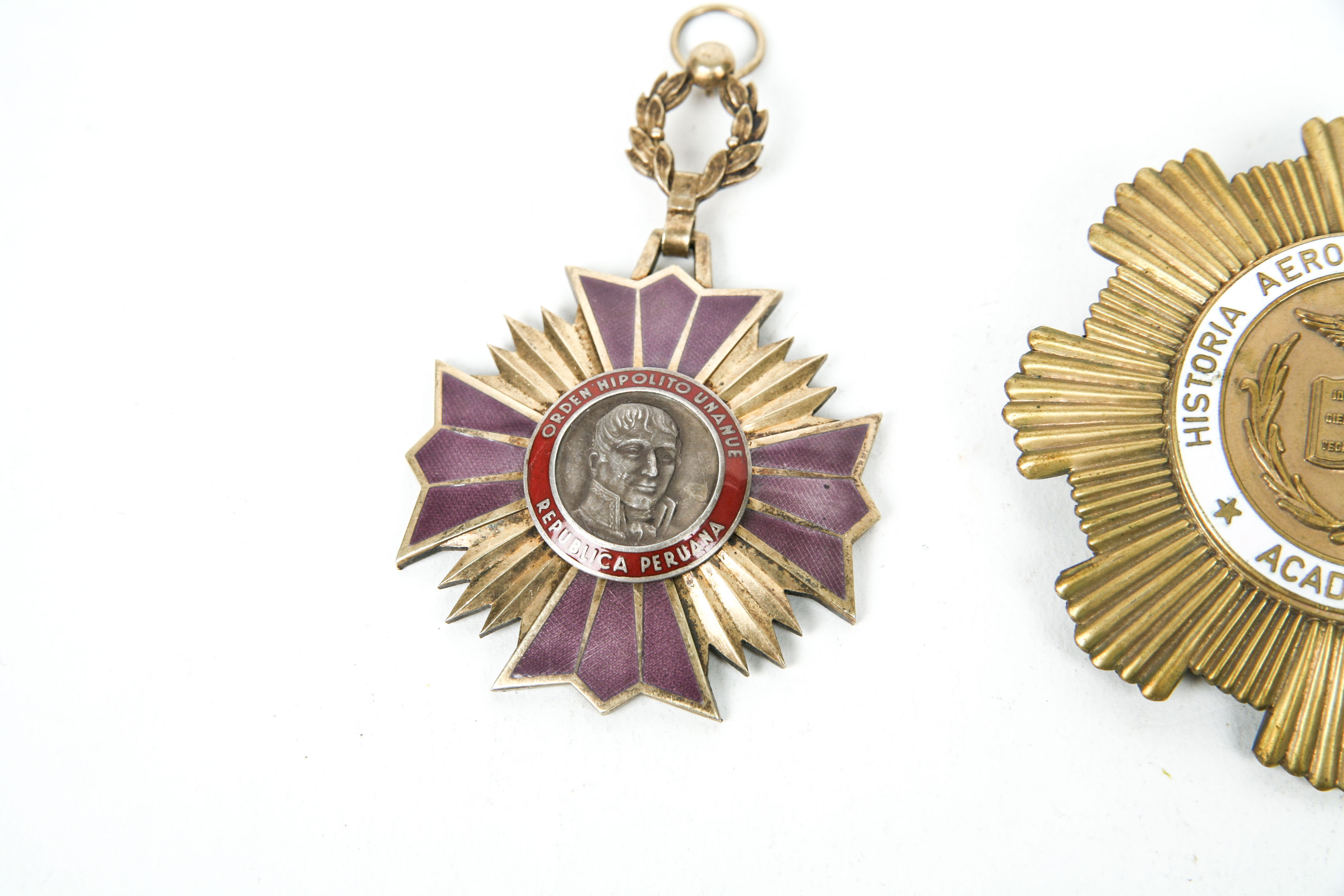 Vintage Peruvian Medals of Honor