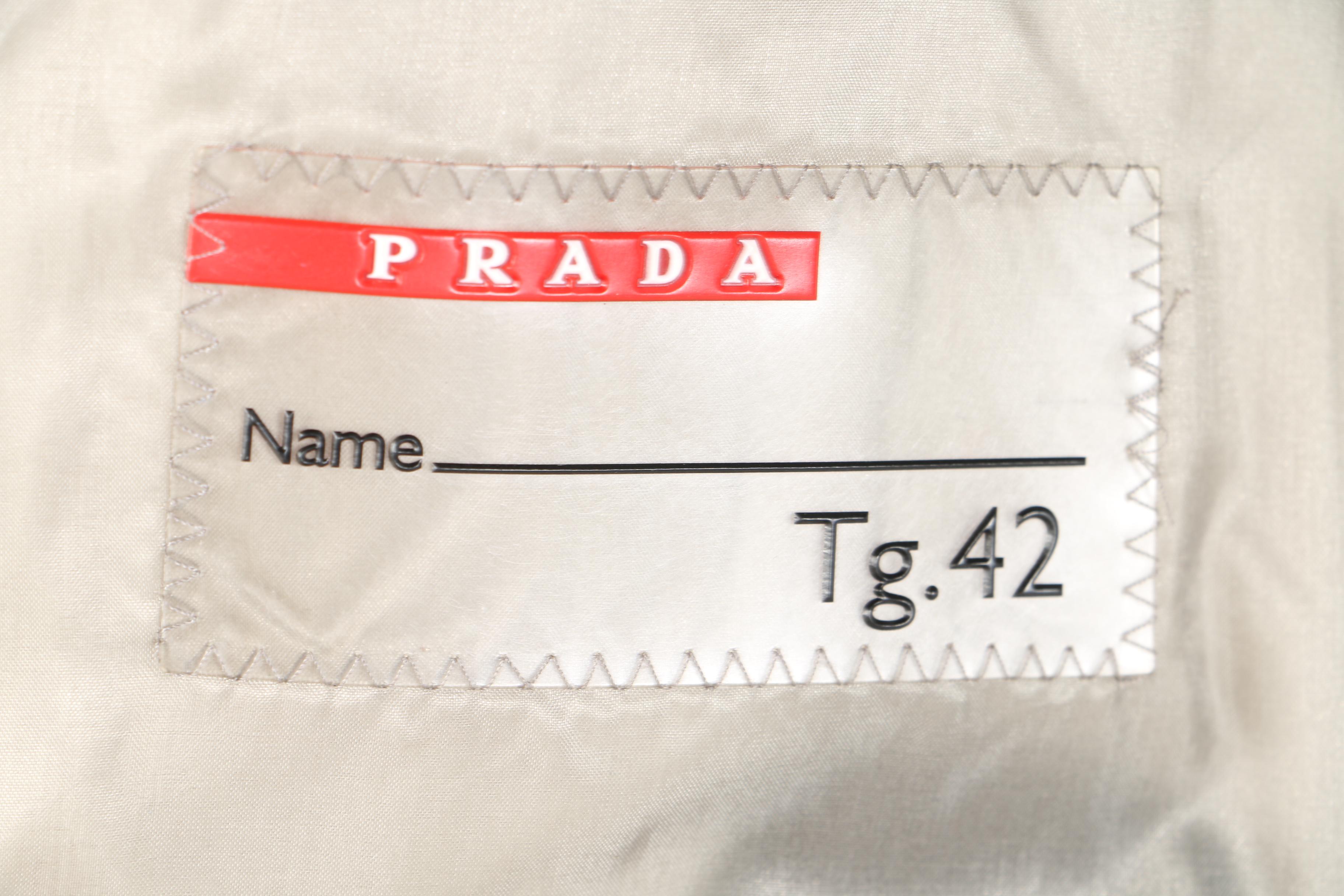 Prada Down Puffer Bomber Jacket