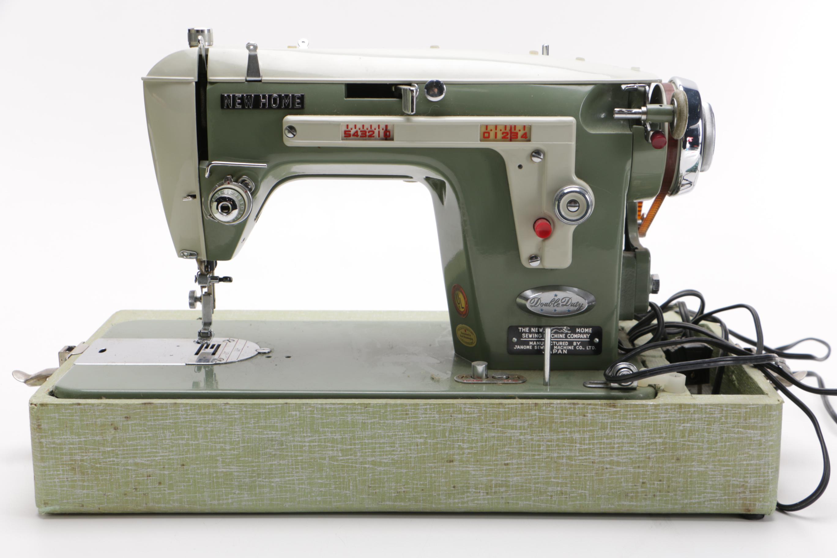 New Home Electric Sewing Machine Circa 1955