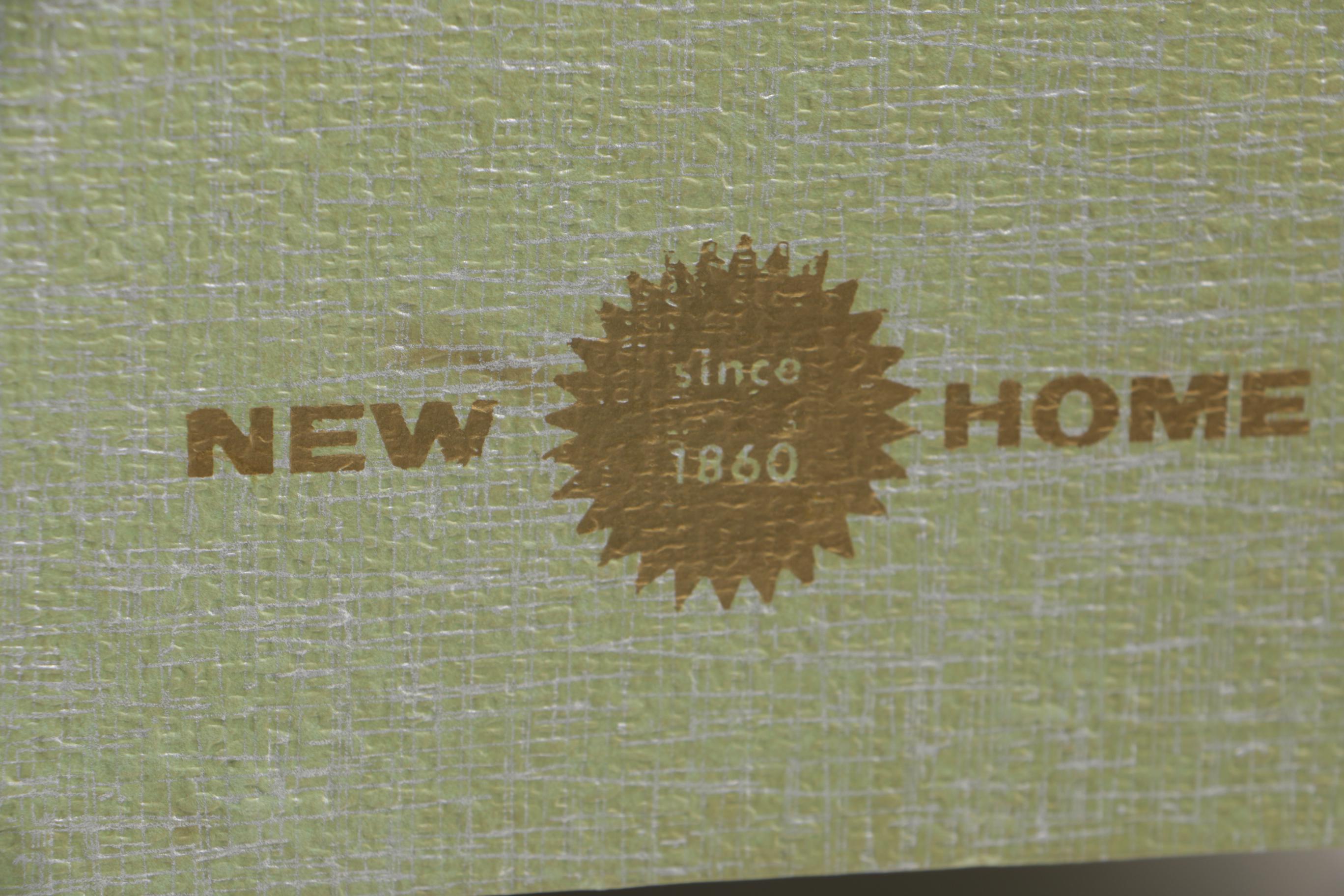 New Home Electric Sewing Machine Circa 1955