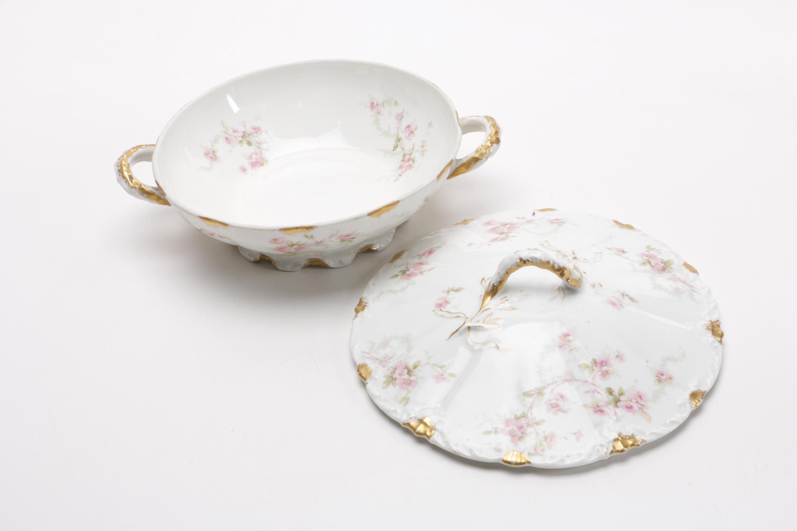 1903 Haviland Limoges Porcelain Covered Dish