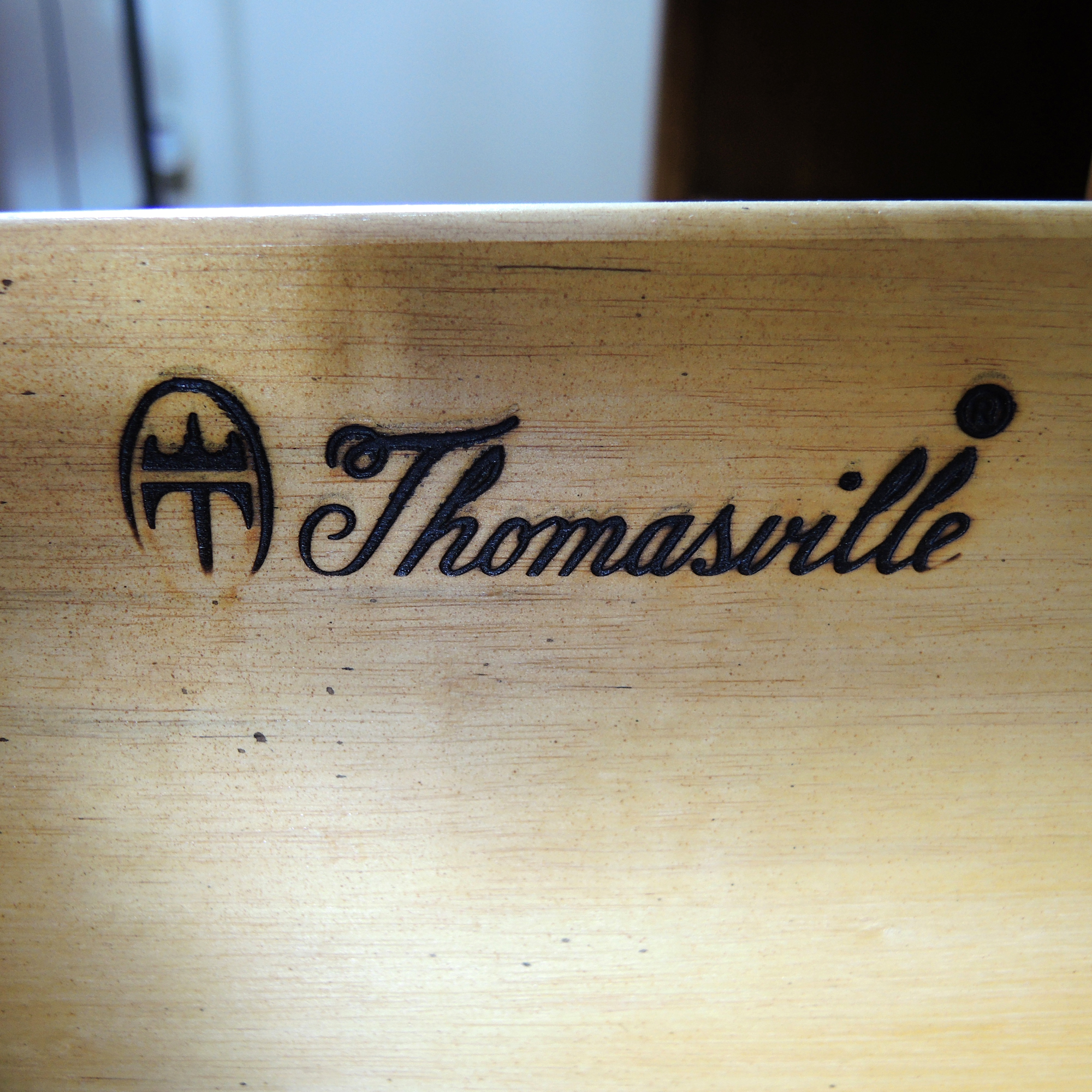 Thomasville Wooden Wall Unit Shelving