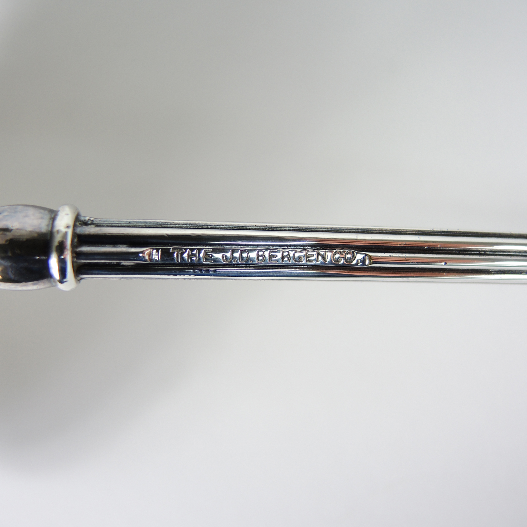 J.D. Bergen Antique Cut Glass Punch Ladle