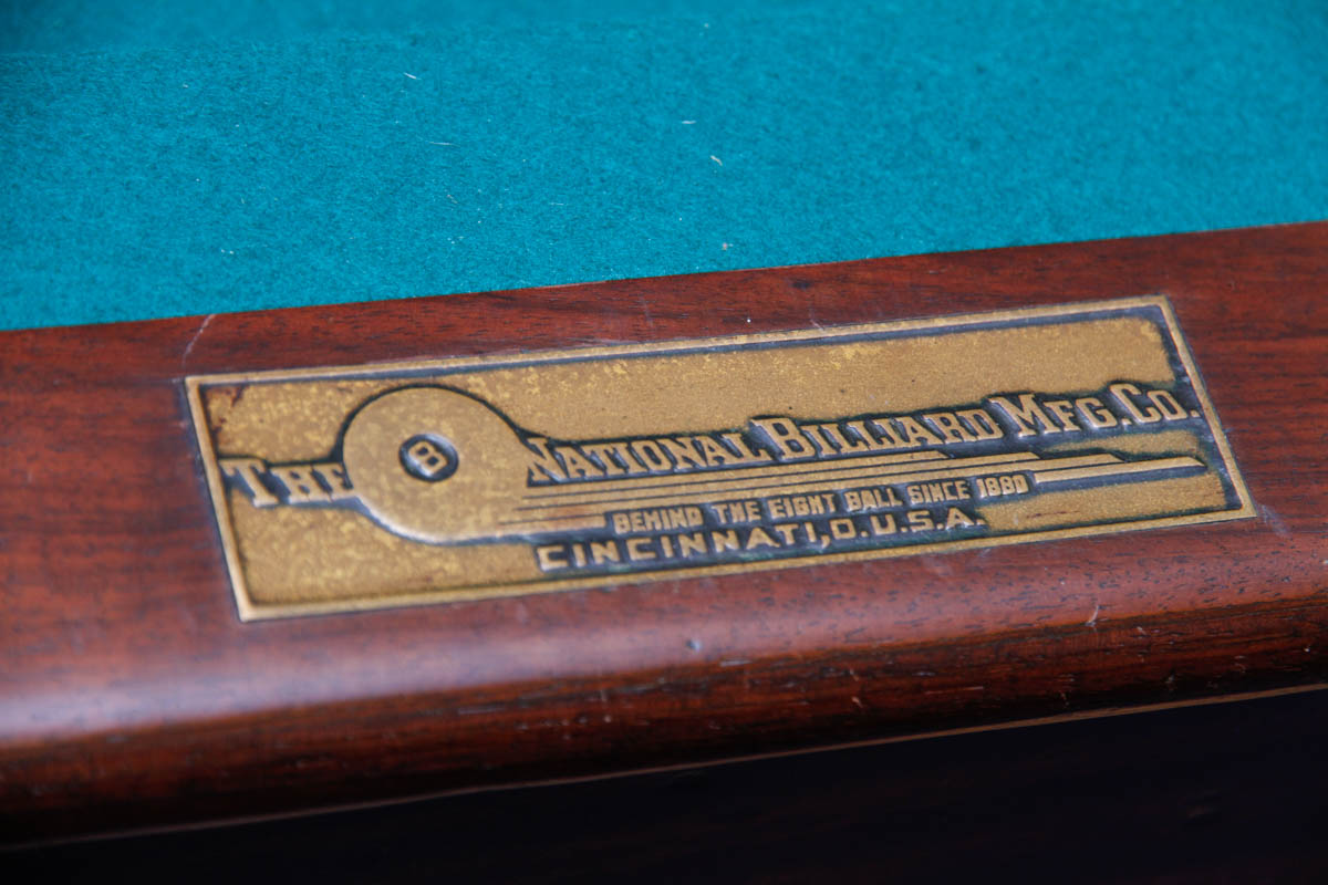 National Billard Mfg. Co. Pool Table and Accessories