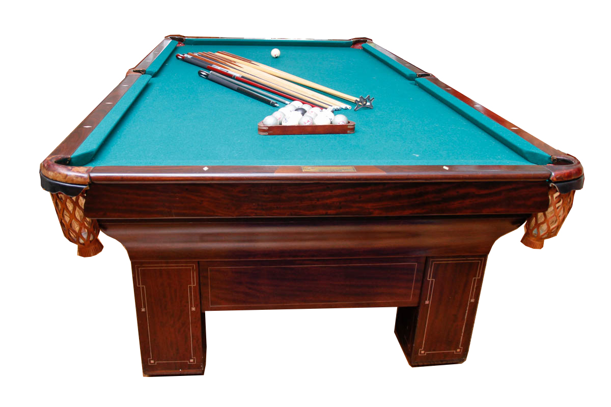 National Billard Mfg. Co. Pool Table and Accessories