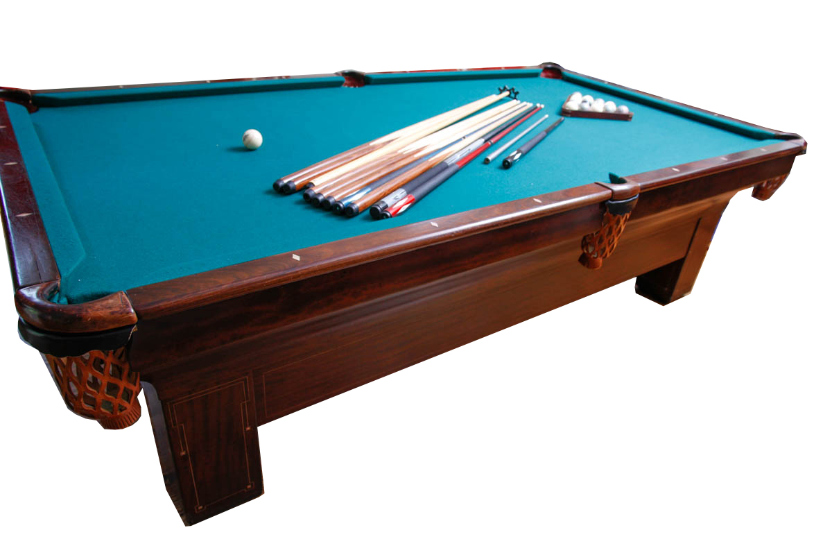 National Billard Mfg. Co. Pool Table and Accessories