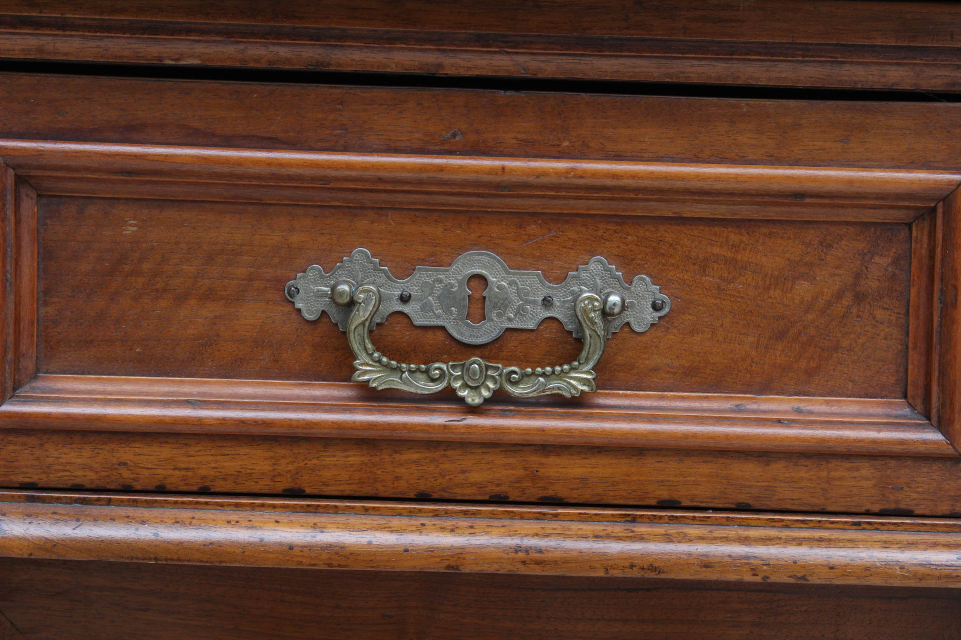 Antique Italian Marble Top Buffet