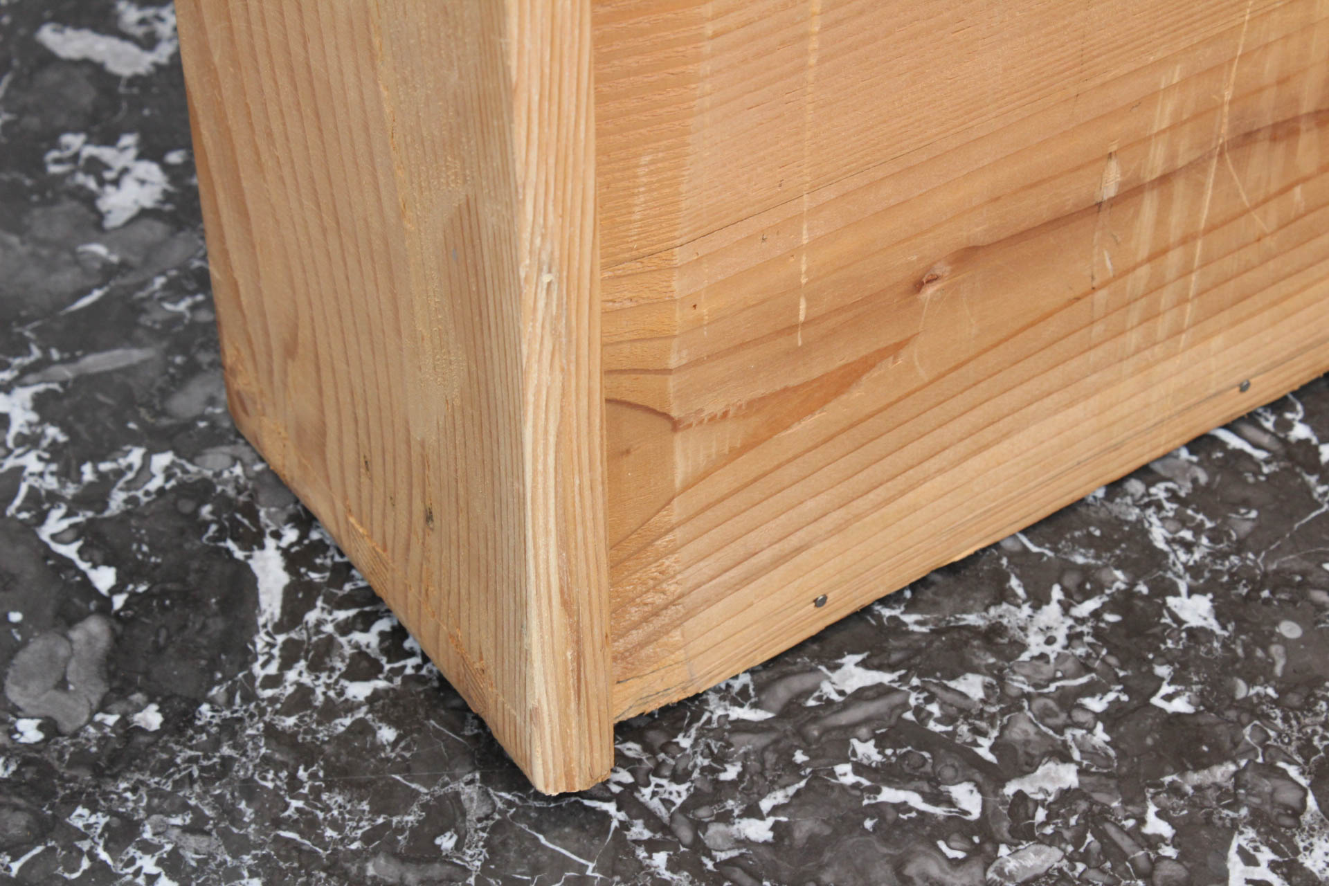 Antique Italian Marble Top Buffet