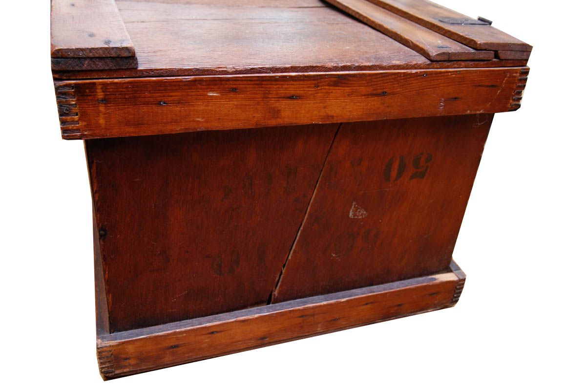 Arbuckles Roasted Coffees Wooden Trunk