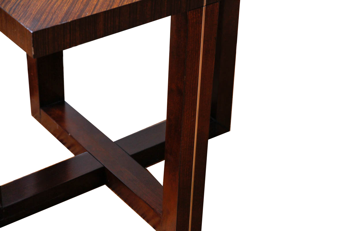 Contemporary Wooden Glass Top Side Tables