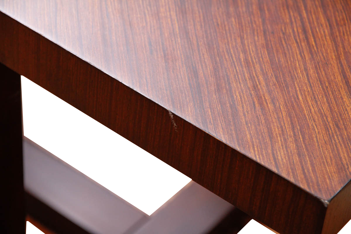 Contemporary Wooden Glass Top Side Tables