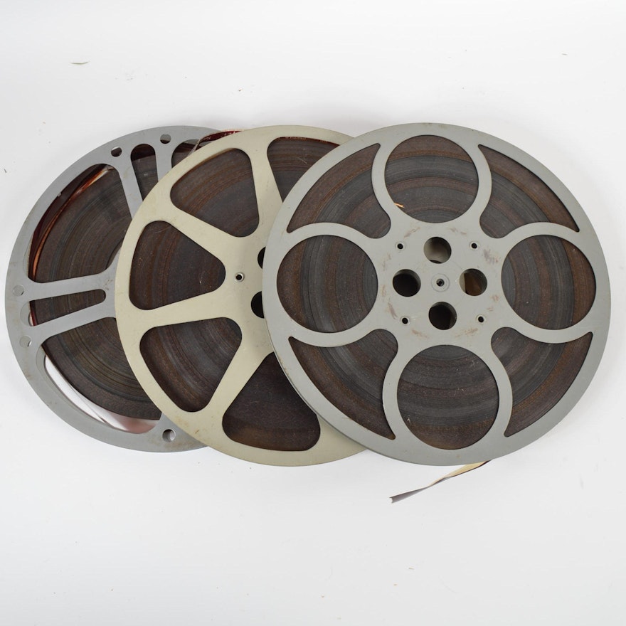 Three 1965 16mm Film Reels of Aeronautics and Space Reports by