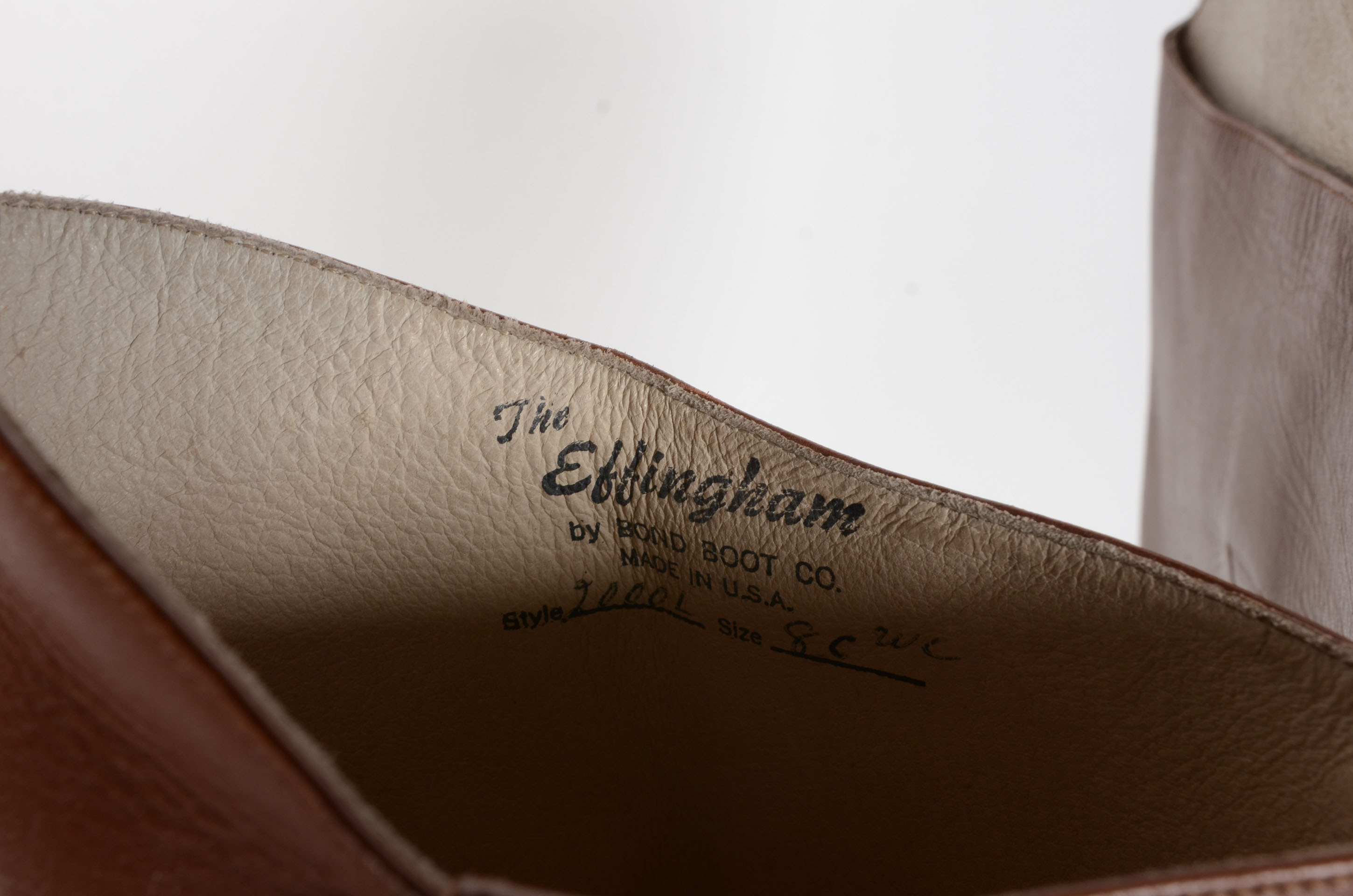 Pair of Brown Leather Effingham Riding Boots