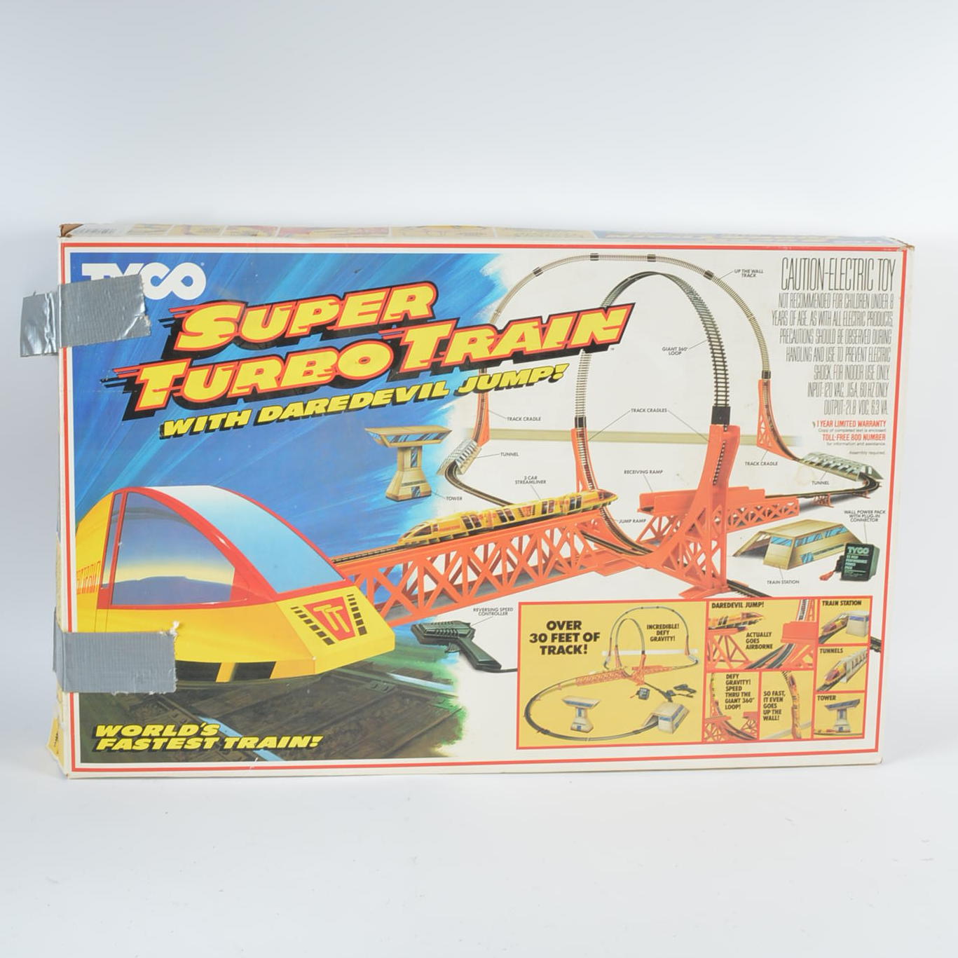 Tyco Super Turbo Train Set