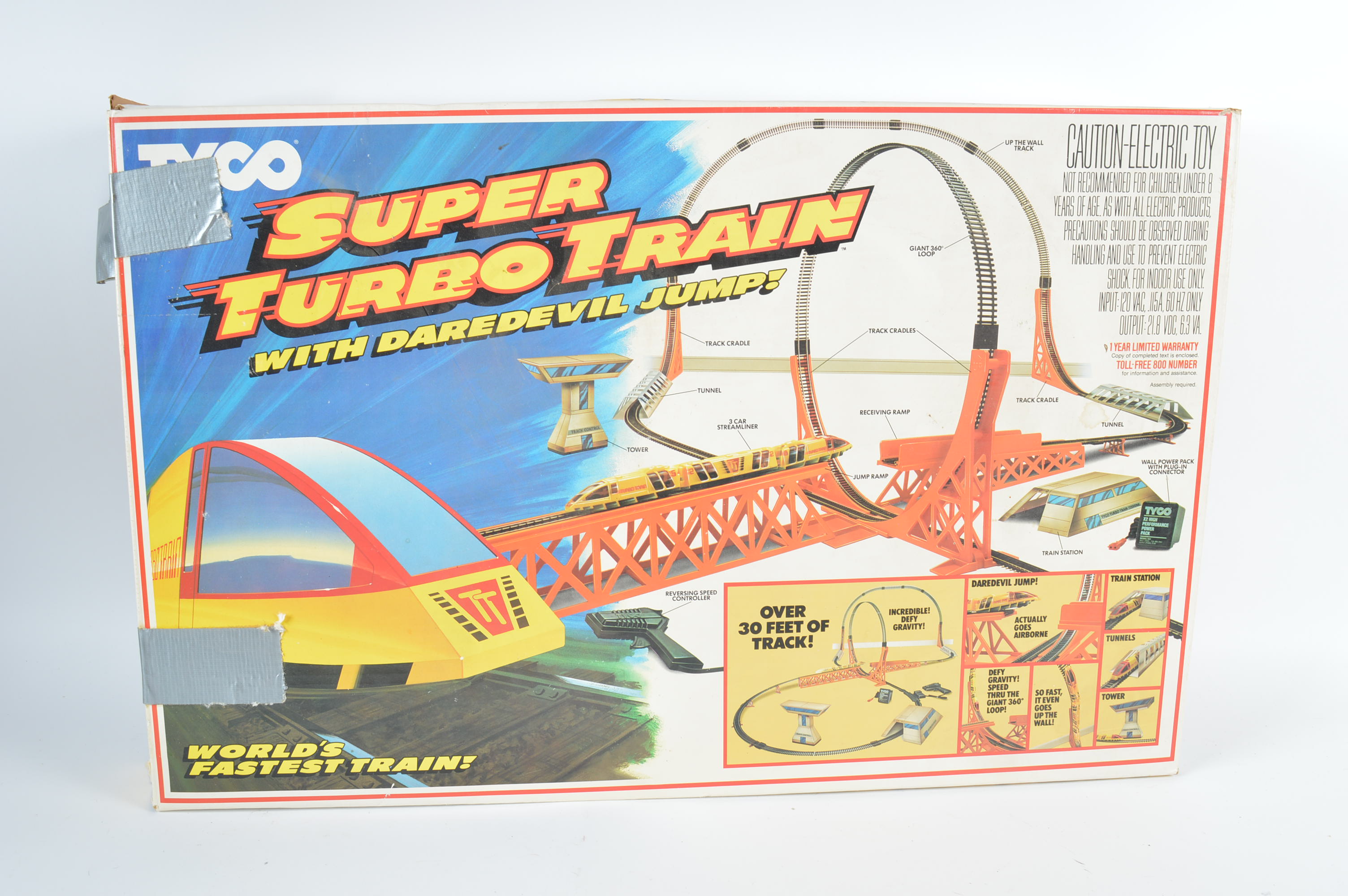 Tyco Super Turbo Train Set