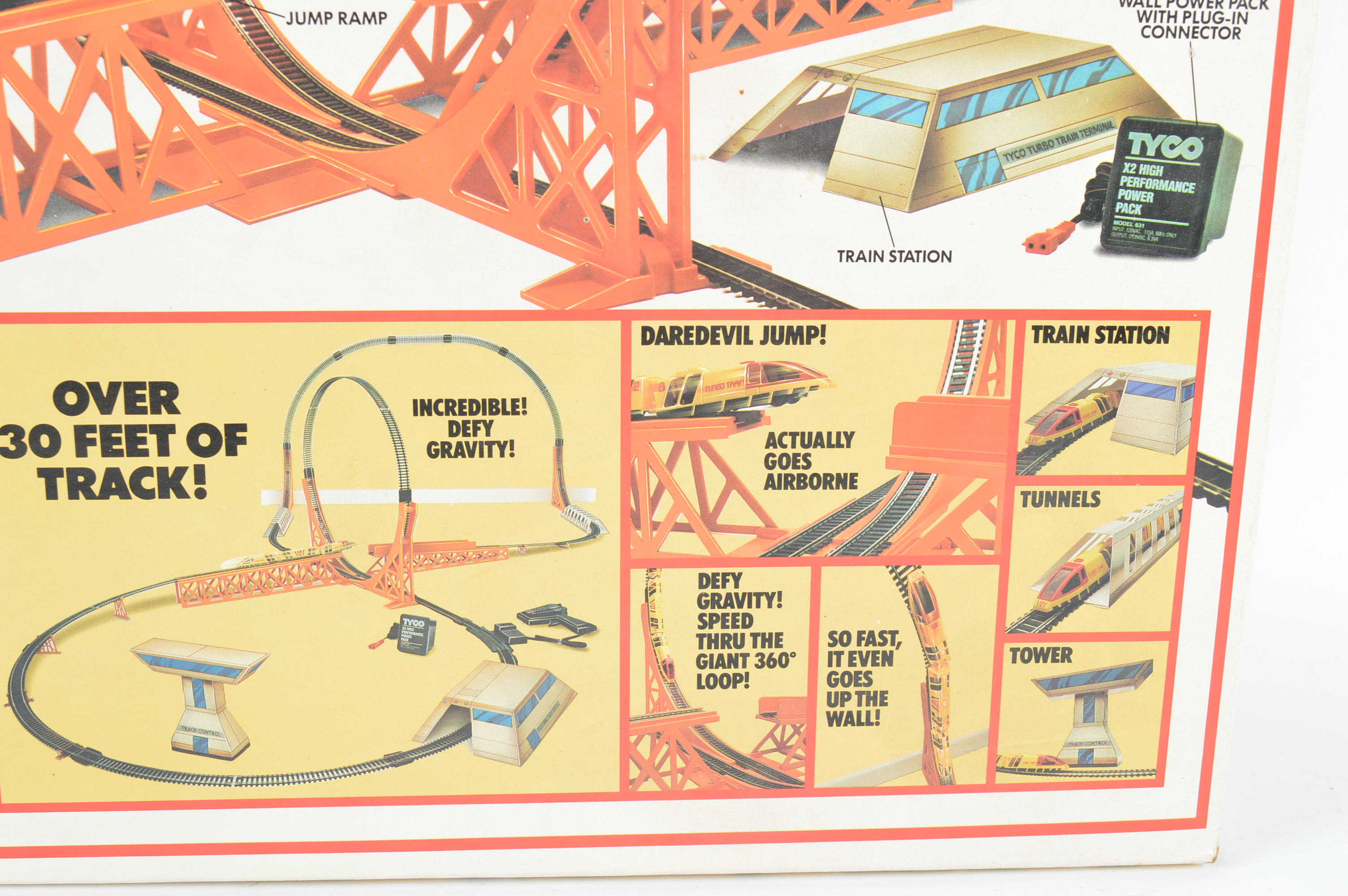 Tyco Super Turbo Train Set