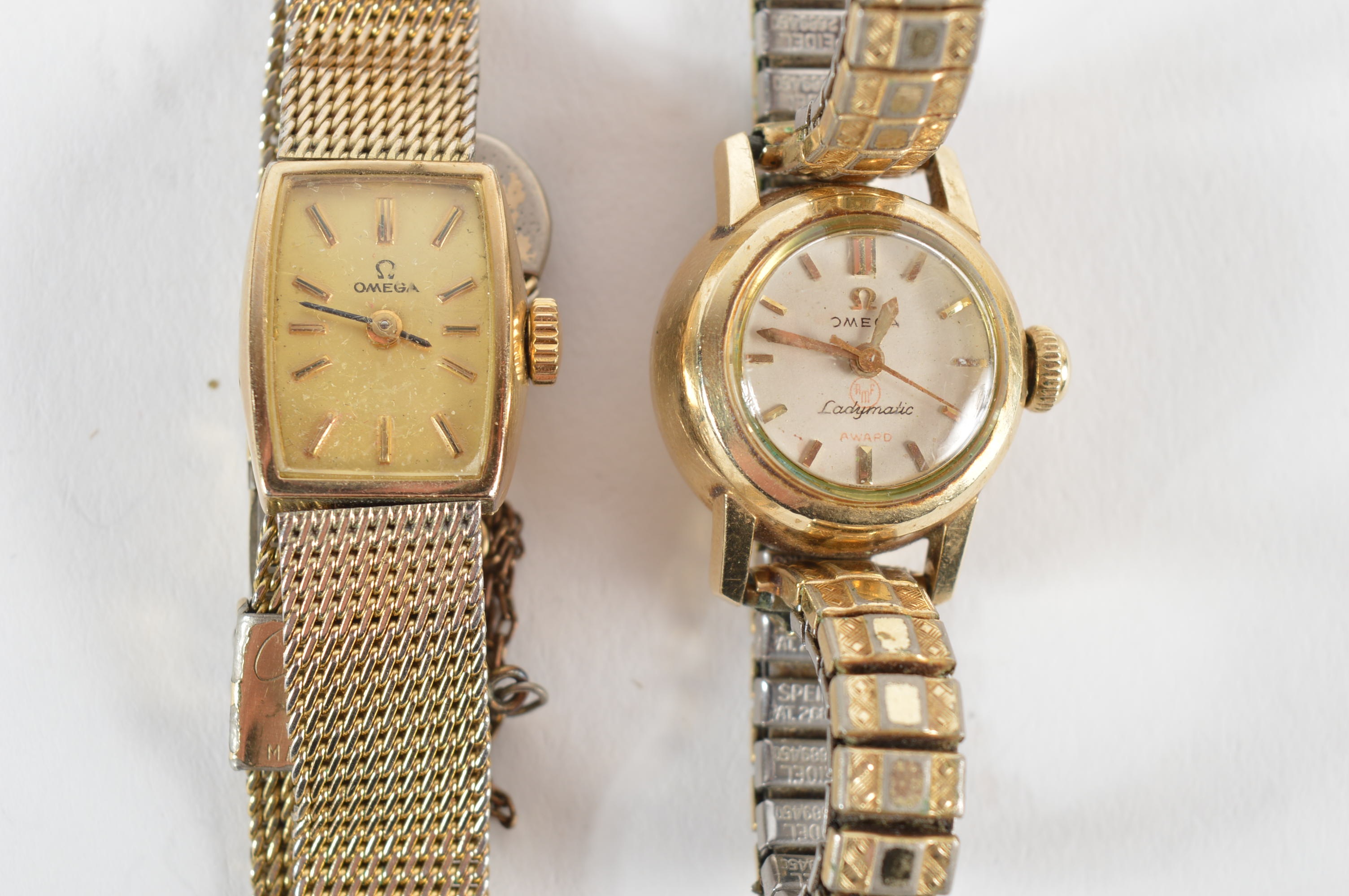 Pair of Vintage Omega Gold Filled Watches