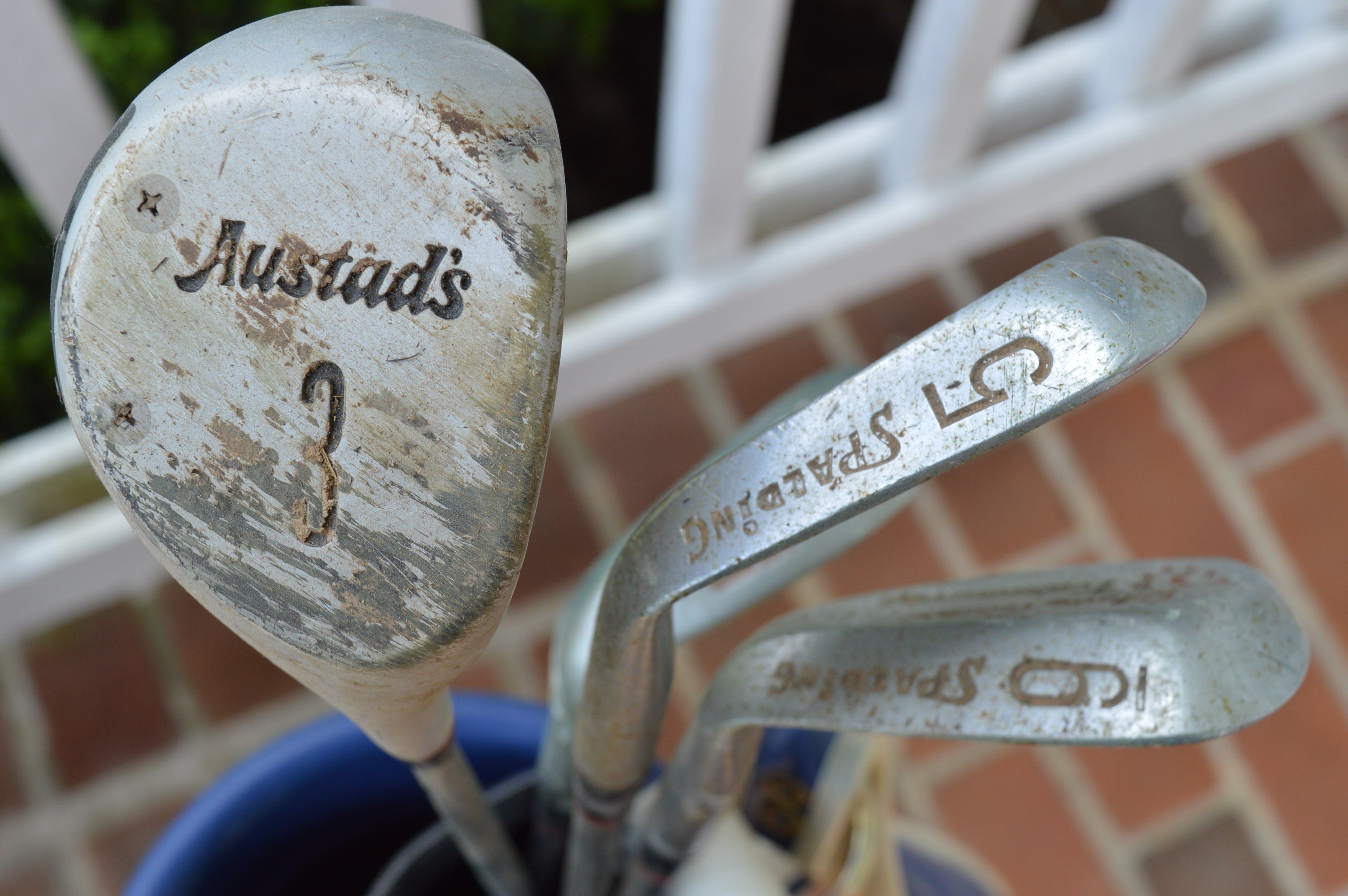 Top Flite and Children's Spaulding and Austad's Golf Clubs with Bags