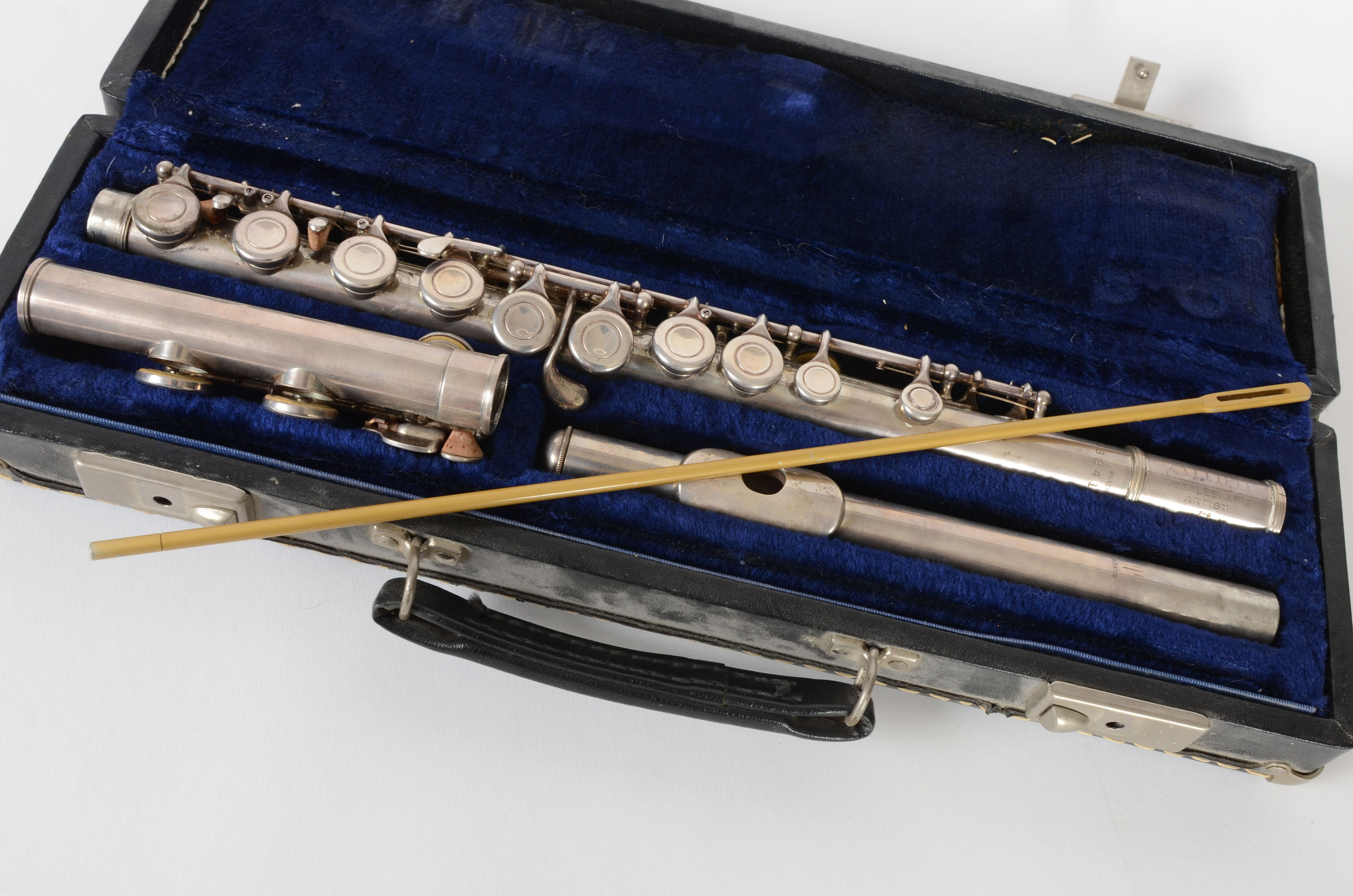Silver Artley Nogales, Arizona Flute and Case