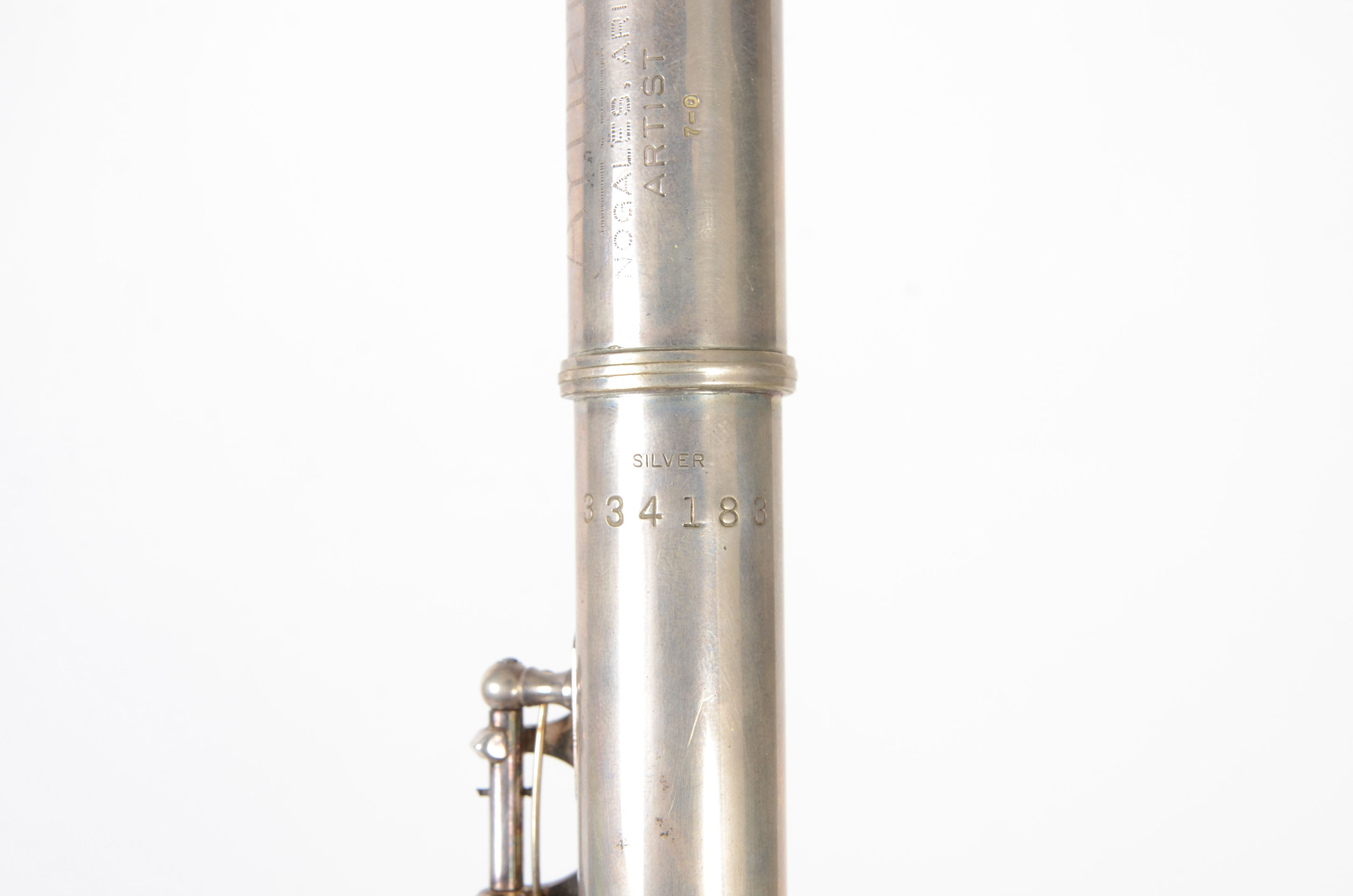 Silver Artley Nogales, Arizona Flute and Case