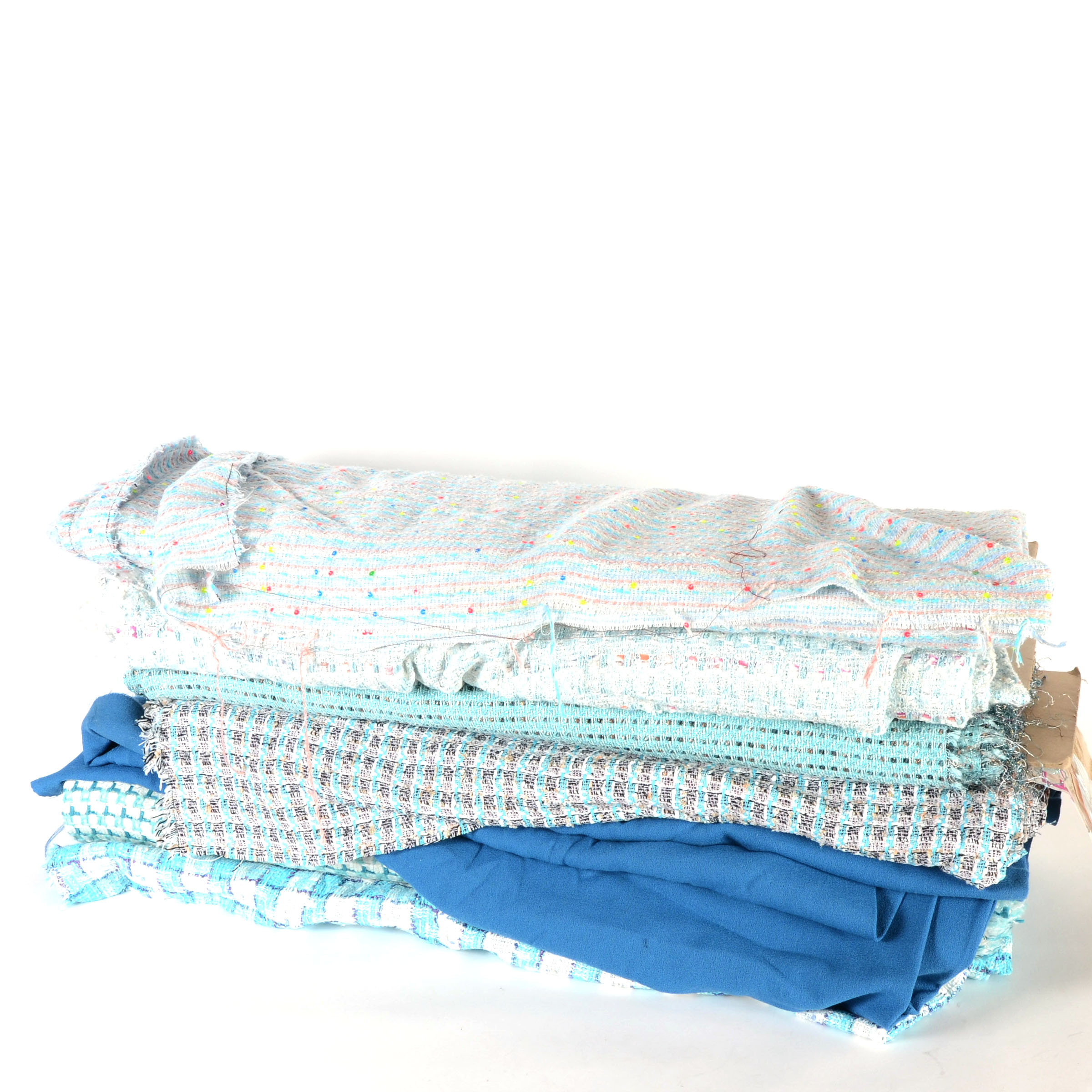 Variety of Blue Linton Tweed Collection