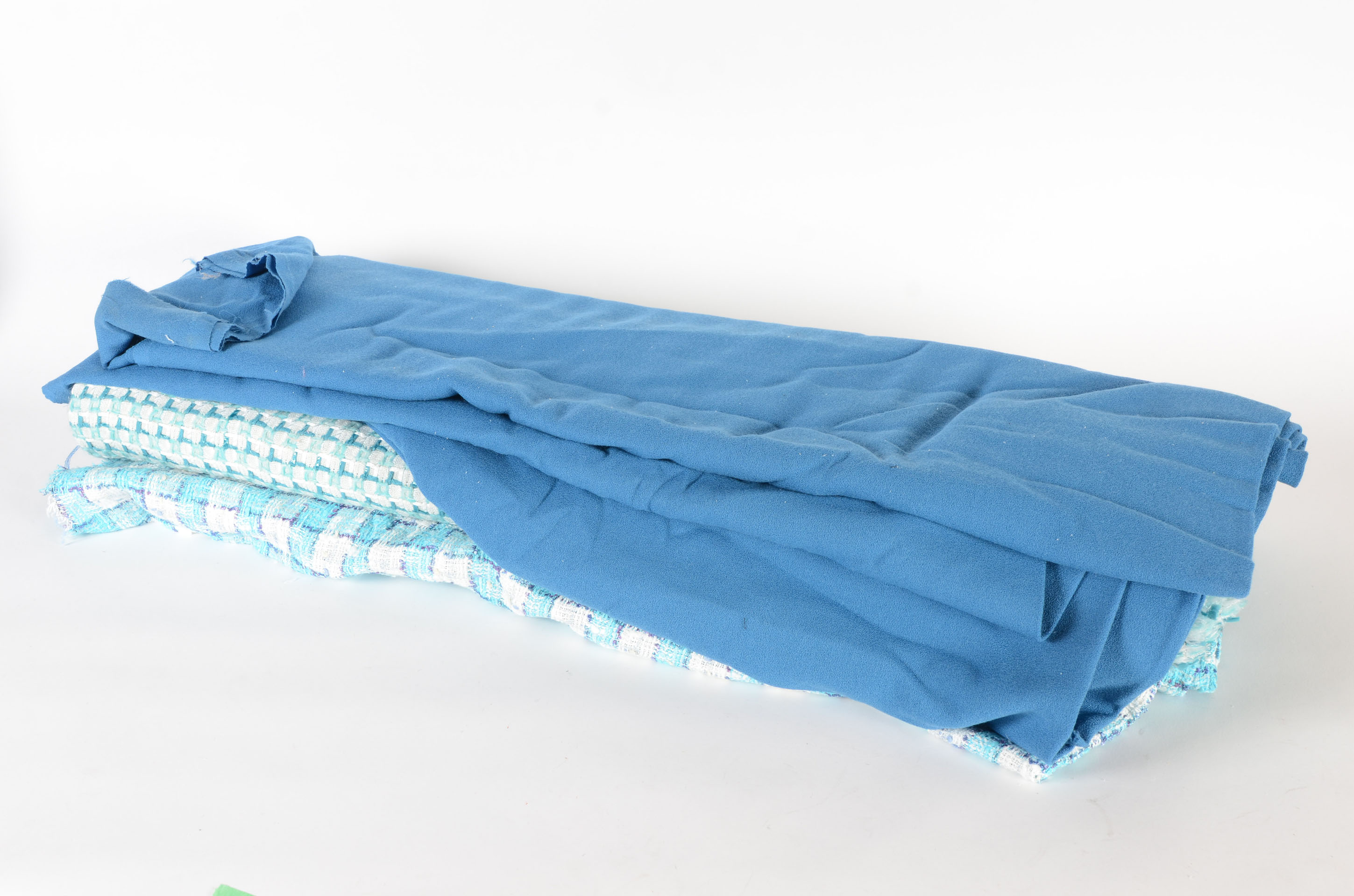 Variety of Blue Linton Tweed Collection