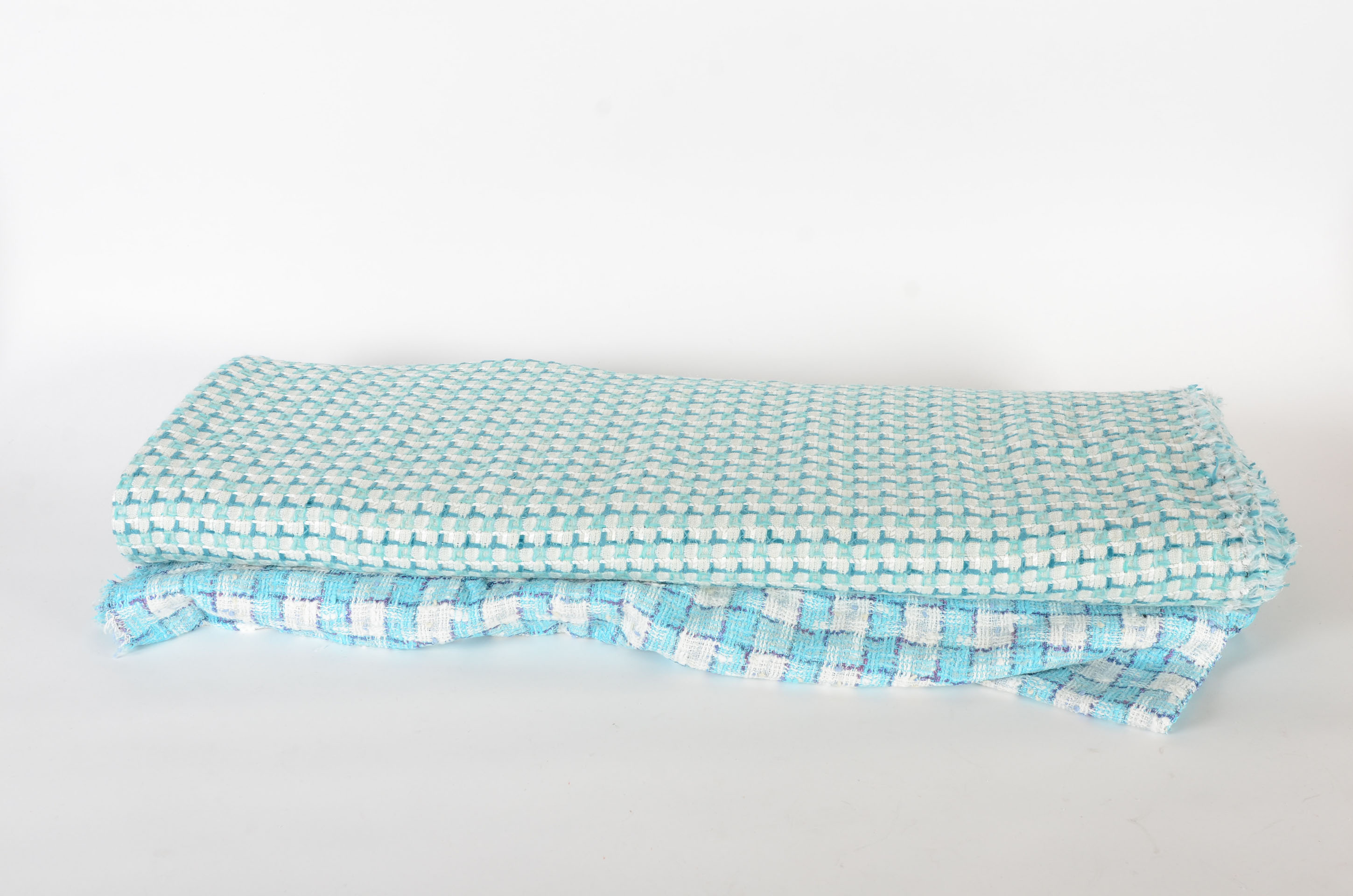 Variety of Blue Linton Tweed Collection