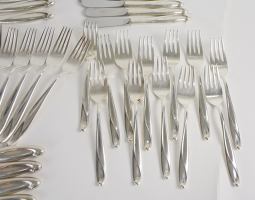Reed & Barton "Silver Sculpture" Sterling Silver Flatware