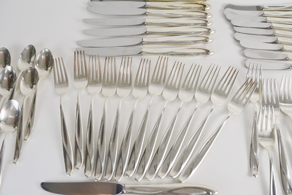 Reed & Barton "Silver Sculpture" Sterling Silver Flatware