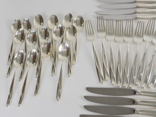 Reed & Barton "Silver Sculpture" Sterling Silver Flatware