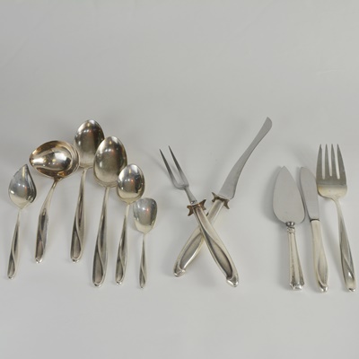 Reed & Barton "Silver Sculpture" and Other Sterling Utensils