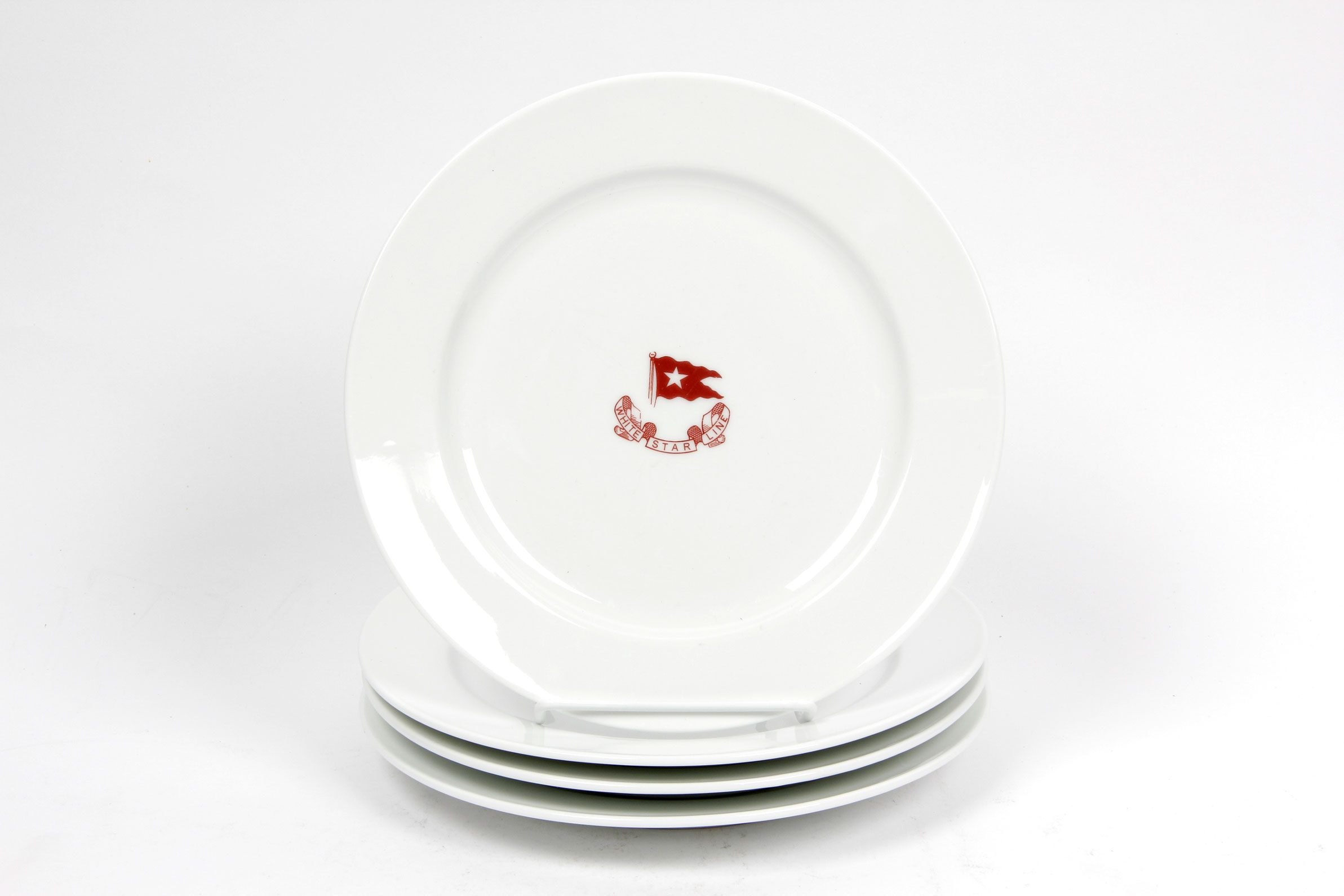 Four Authentic Reproduction Plates of Titanic Artifact Collection