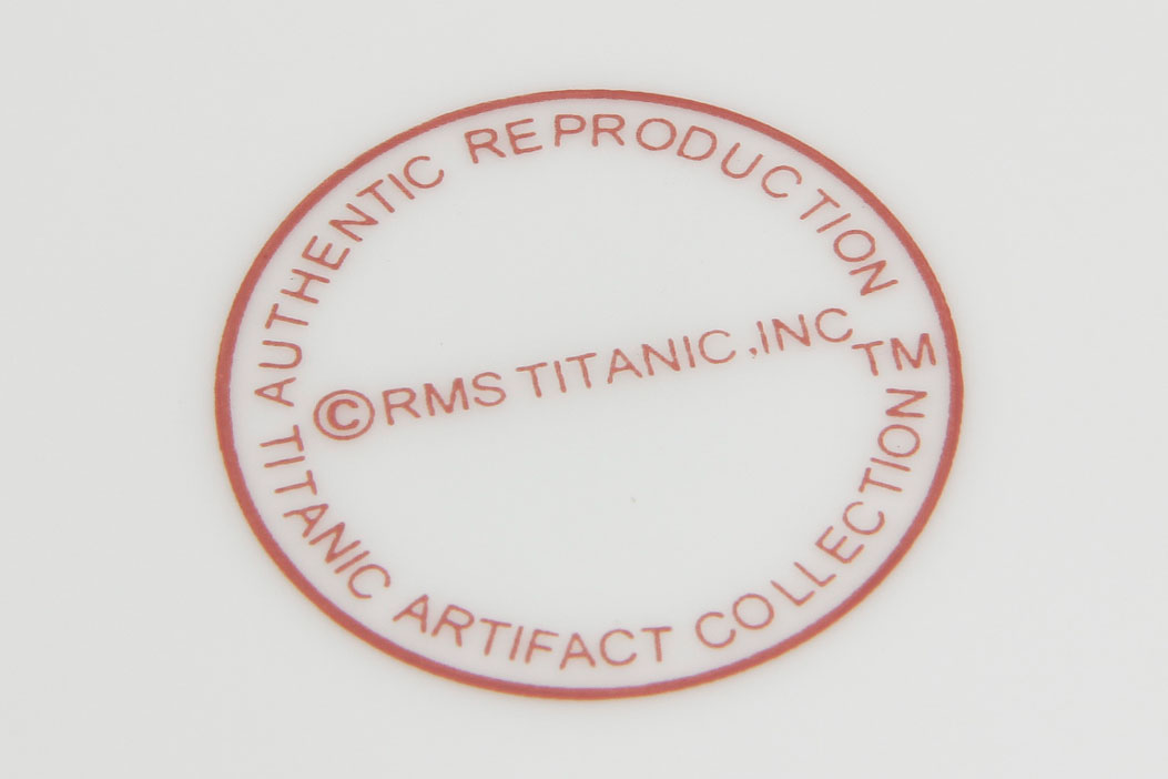 Four Authentic Reproduction Plates of Titanic Artifact Collection