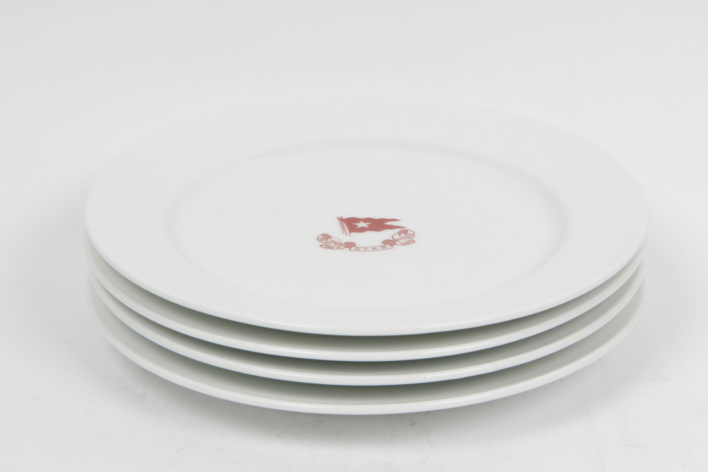 Four Authentic Reproduction Plates of Titanic Artifact Collection