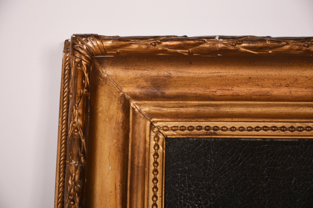 19th Century Portrait of Woman Standing at Open Balcony