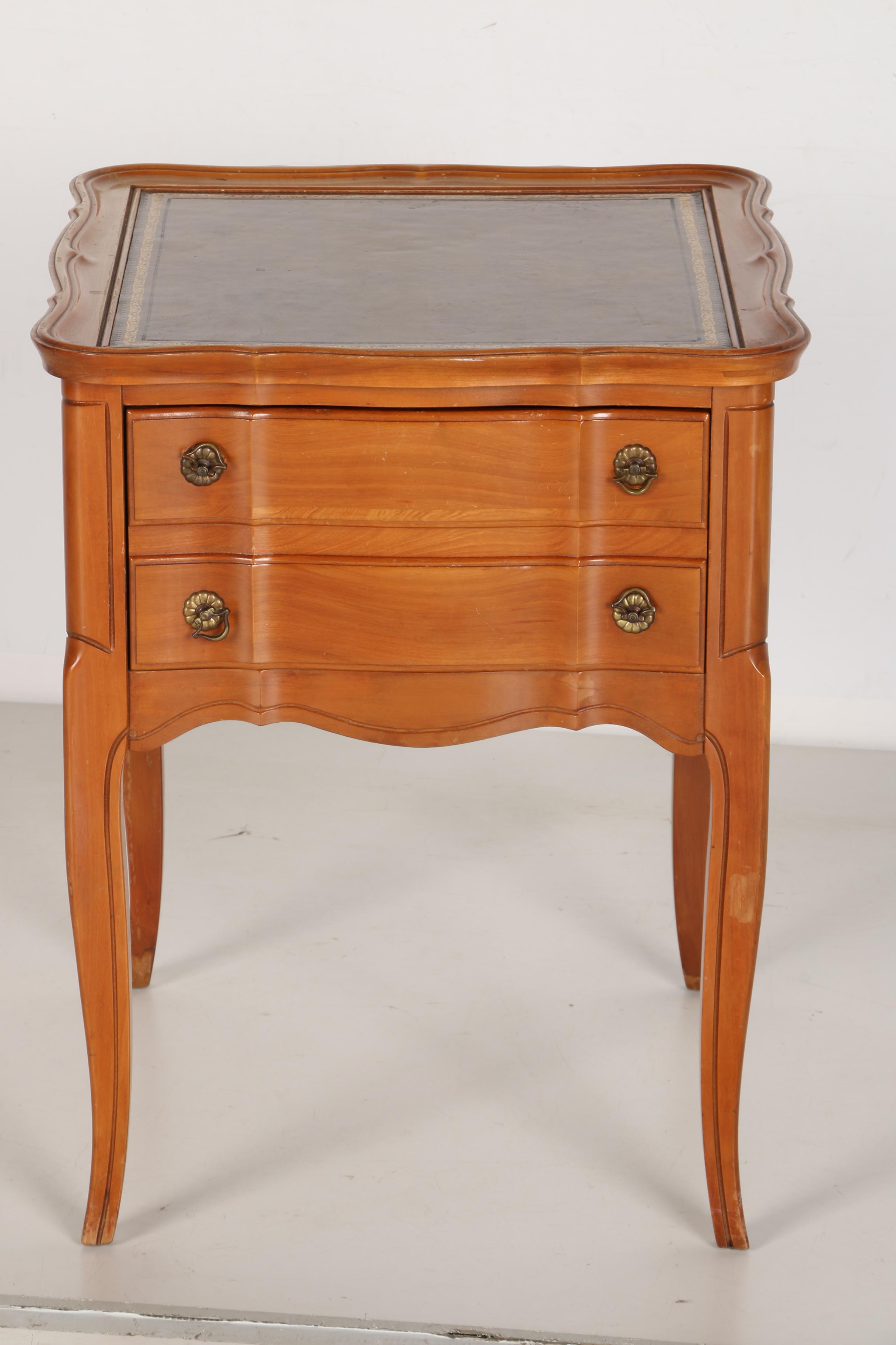 French Provincial Cherry Side Table