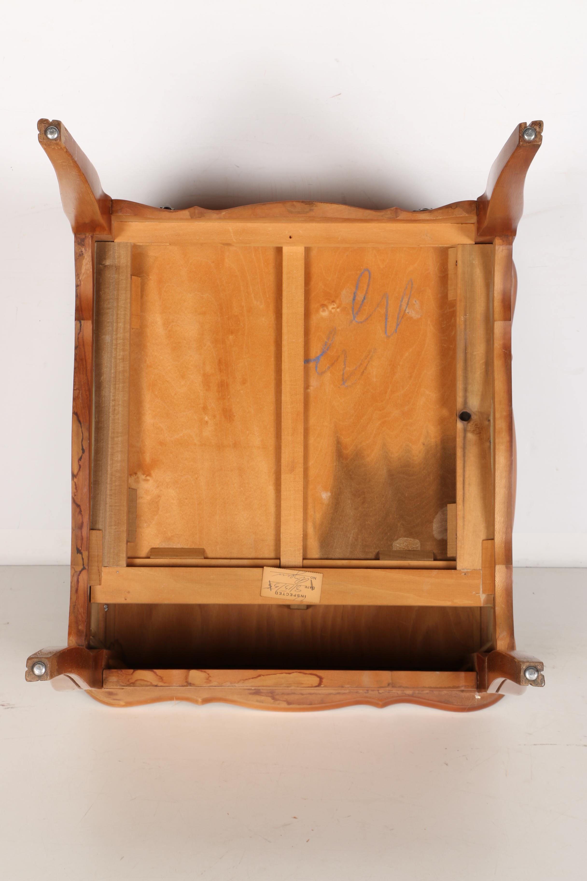 French Provincial Cherry Side Table