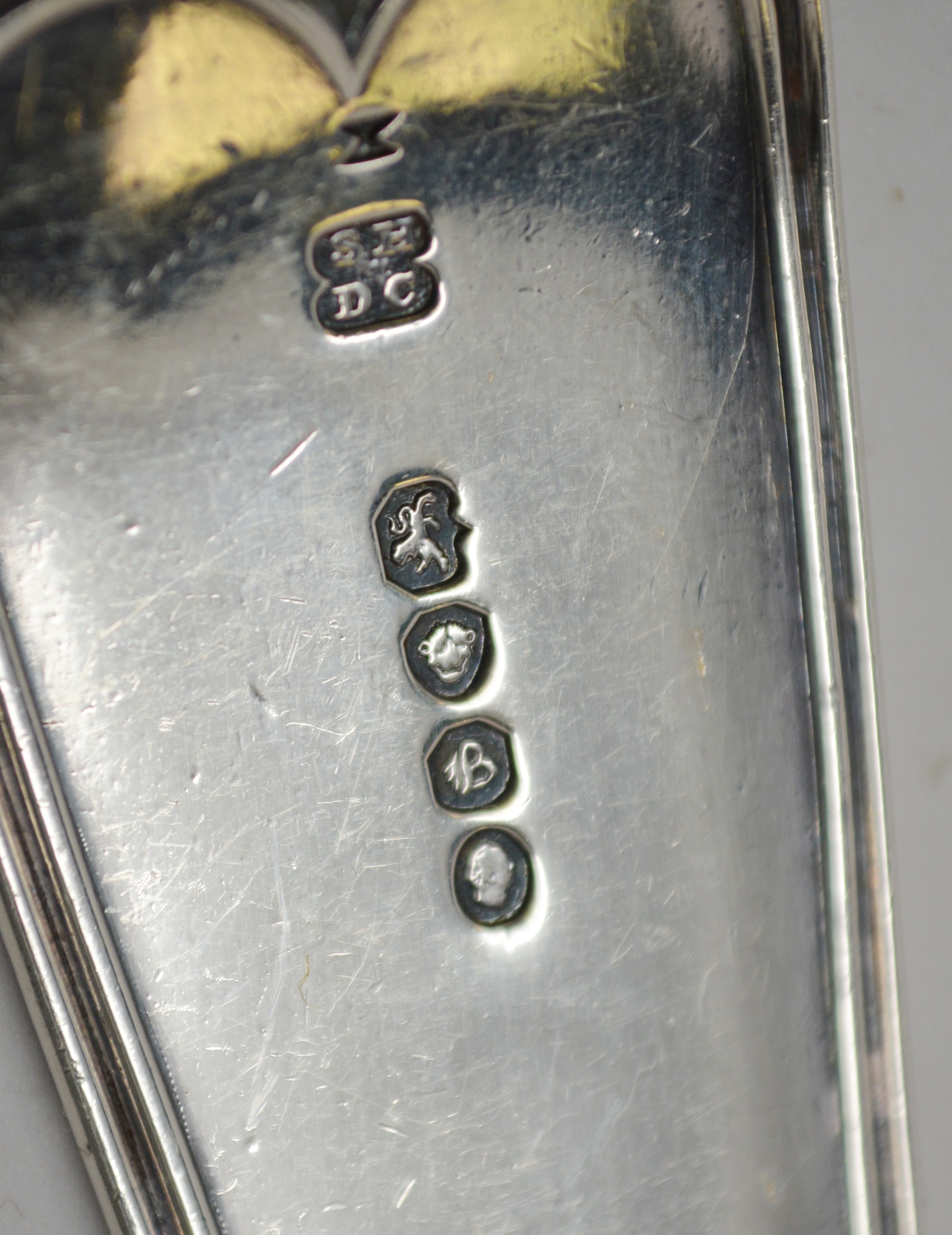 Antique Sterling Silver Samuel Hayne & Dudley Cater Serving Spoon