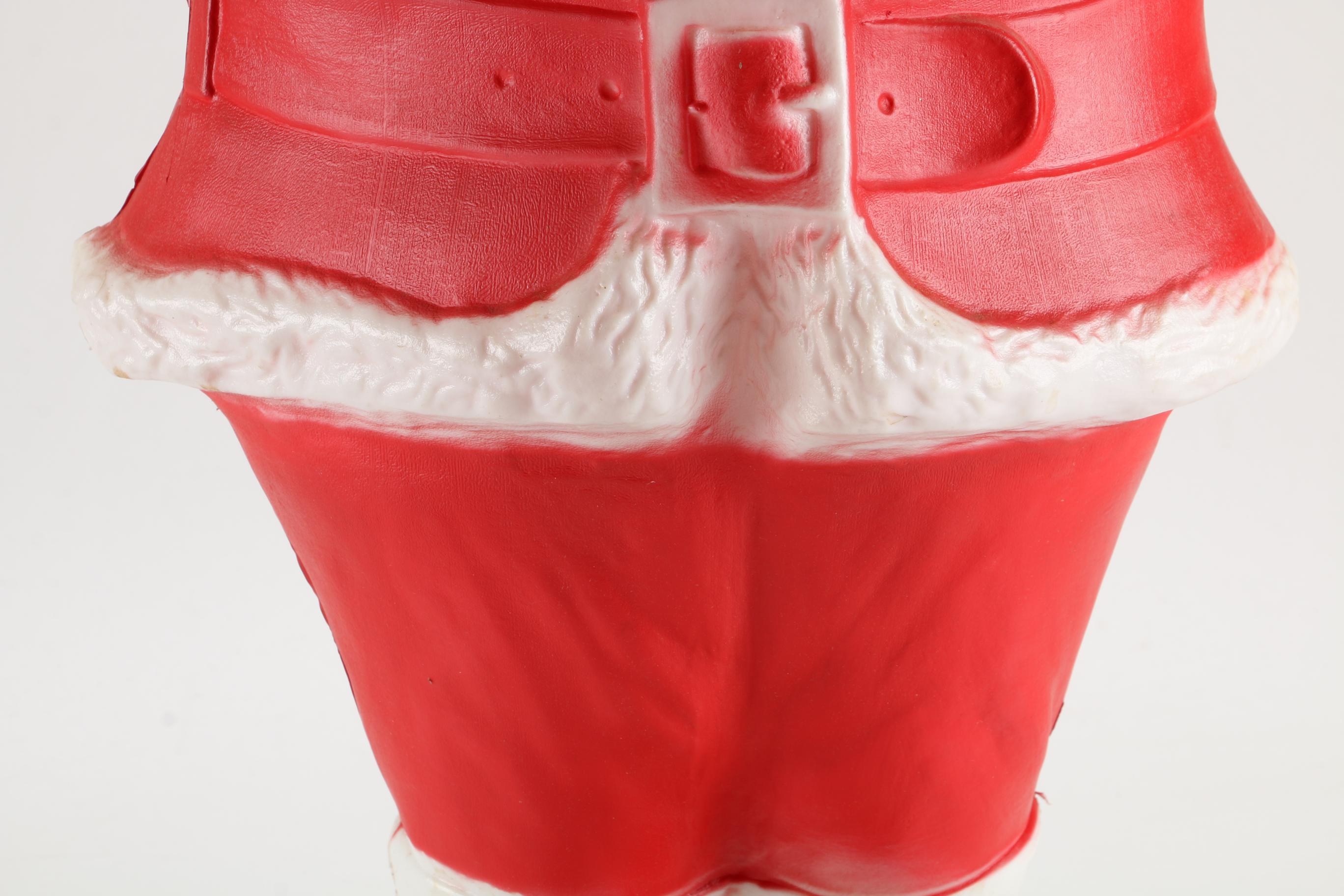 Vintage Illuminated Santa