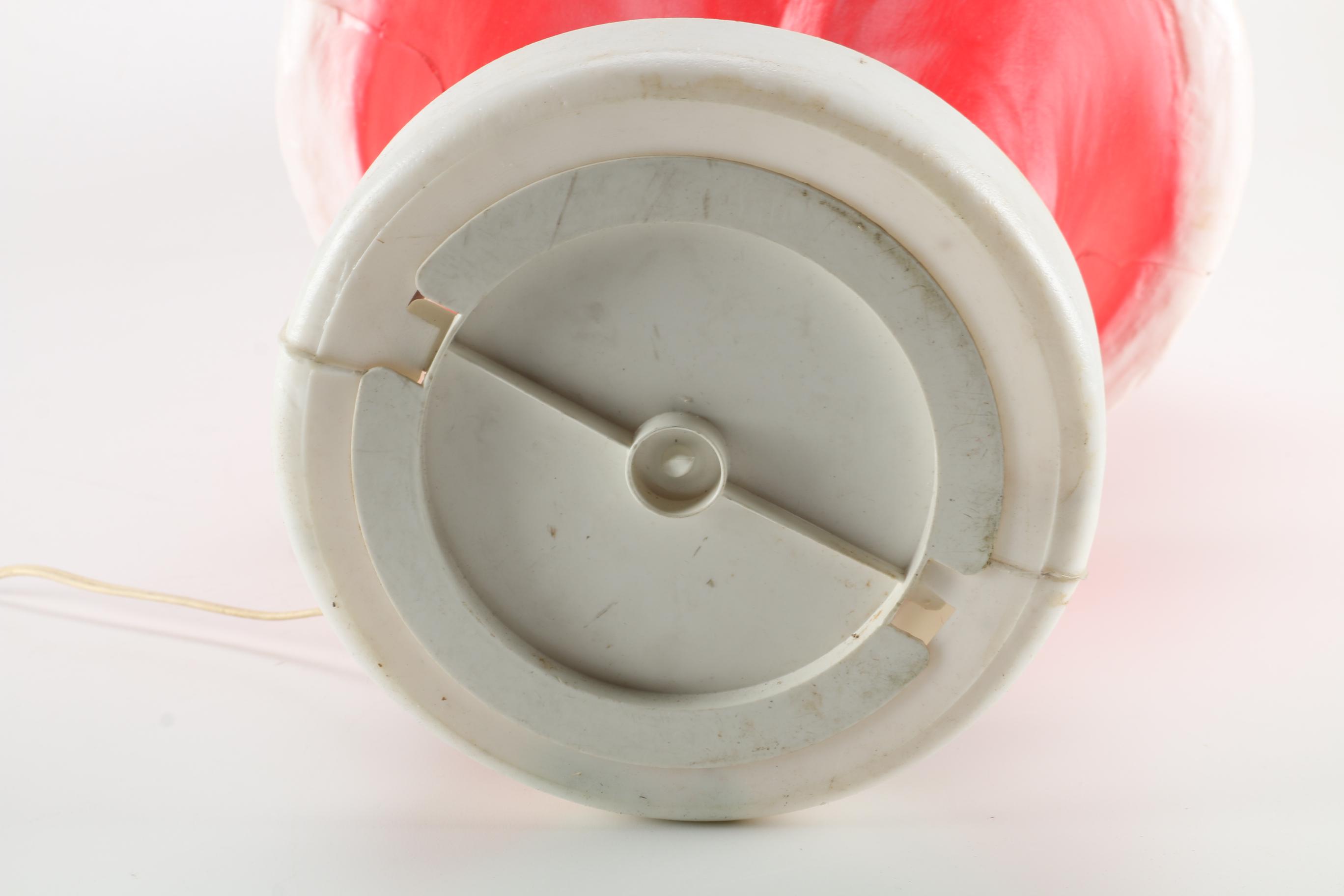 Vintage Illuminated Santa