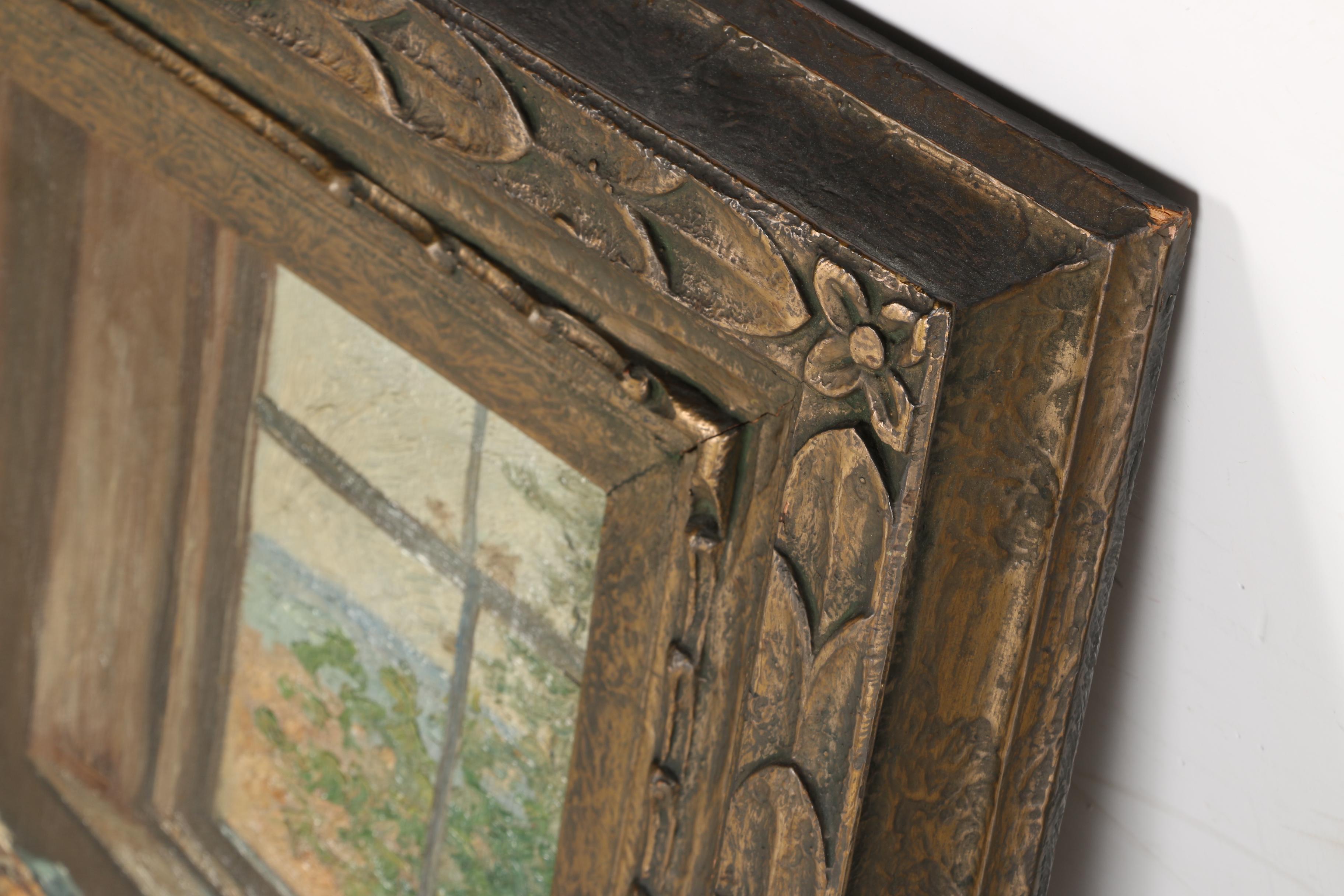 Dunham E. Fabian Original Oil Paining "Grandaughter's Gown"