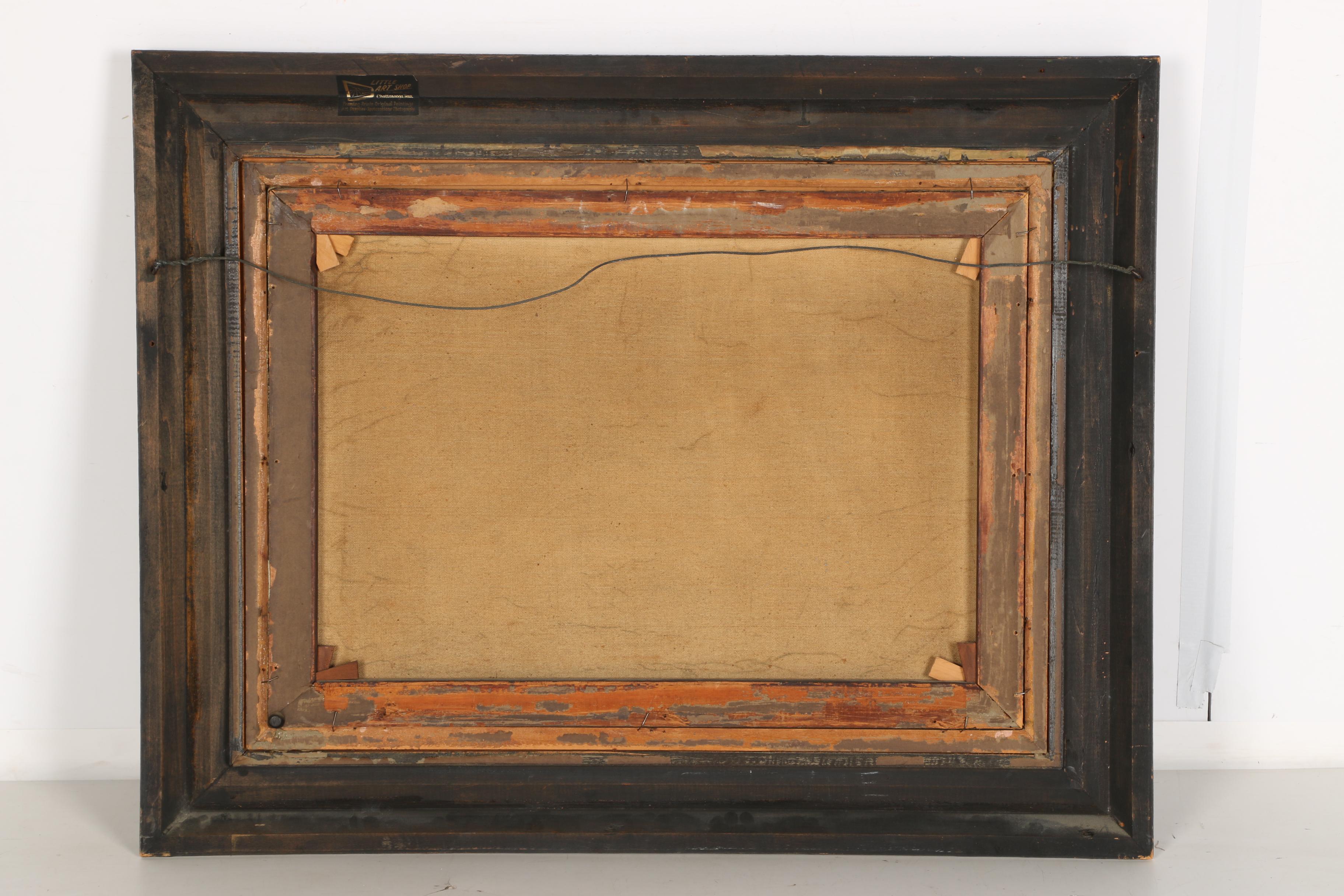 Dunham E. Fabian Original Oil Paining "Grandaughter's Gown"