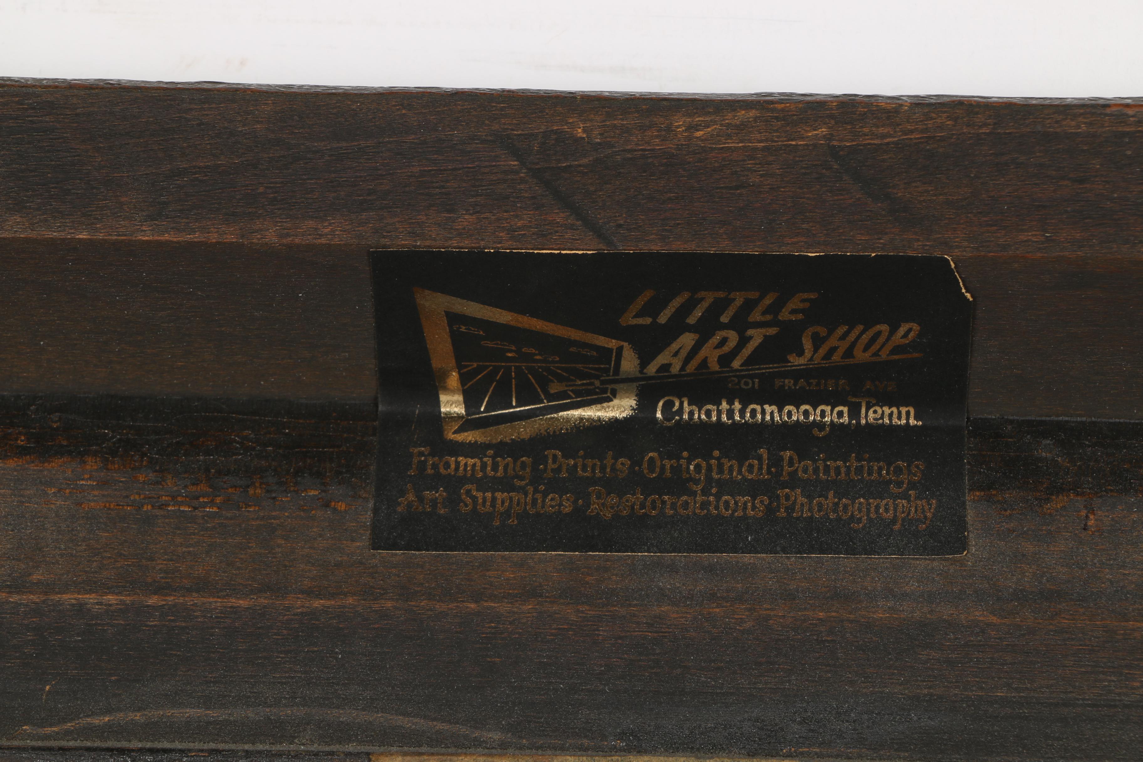 Dunham E. Fabian Original Oil Paining "Grandaughter's Gown"