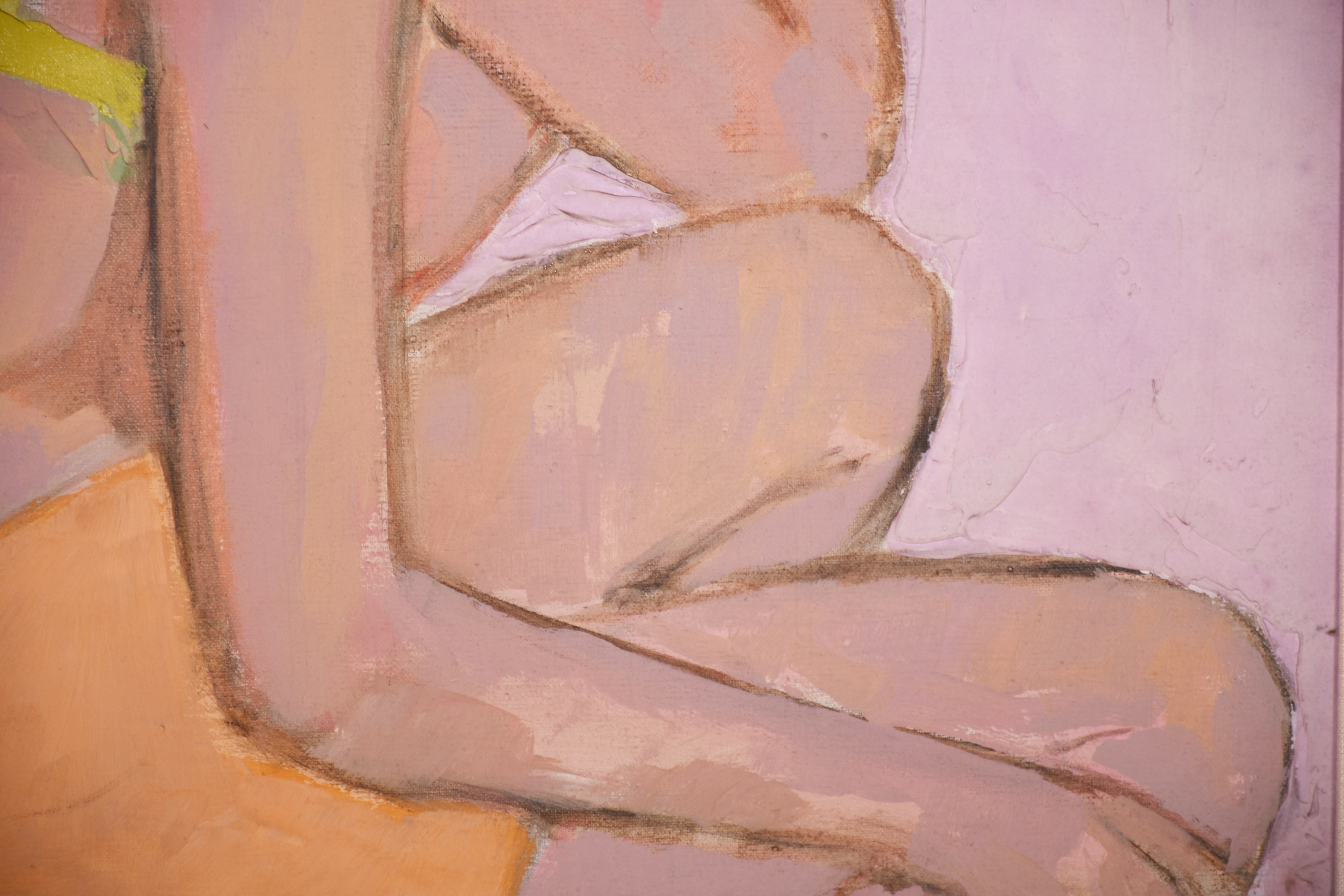 Lawrence Zink Original Painting "Sunbathers"