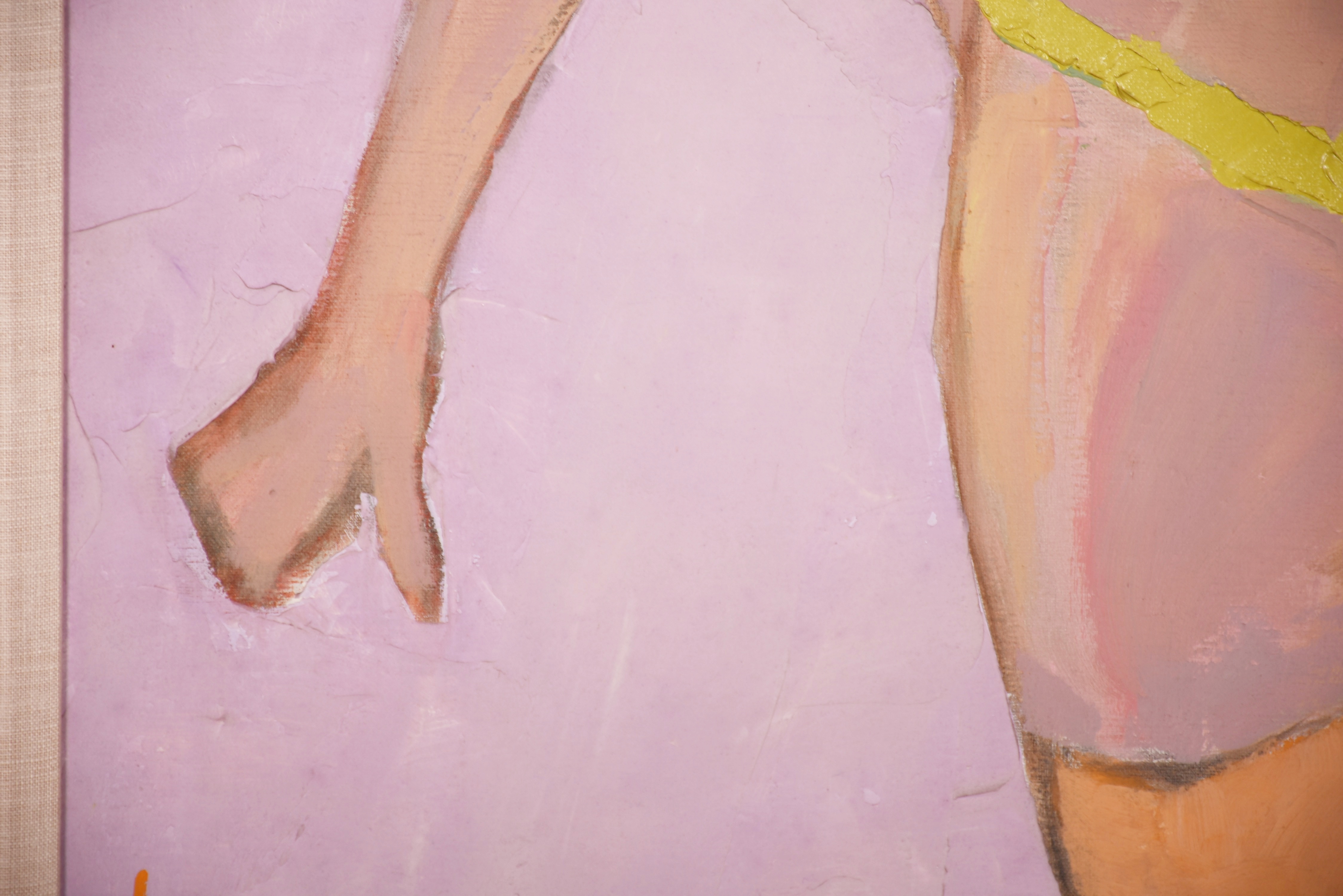 Lawrence Zink Original Painting "Sunbathers"