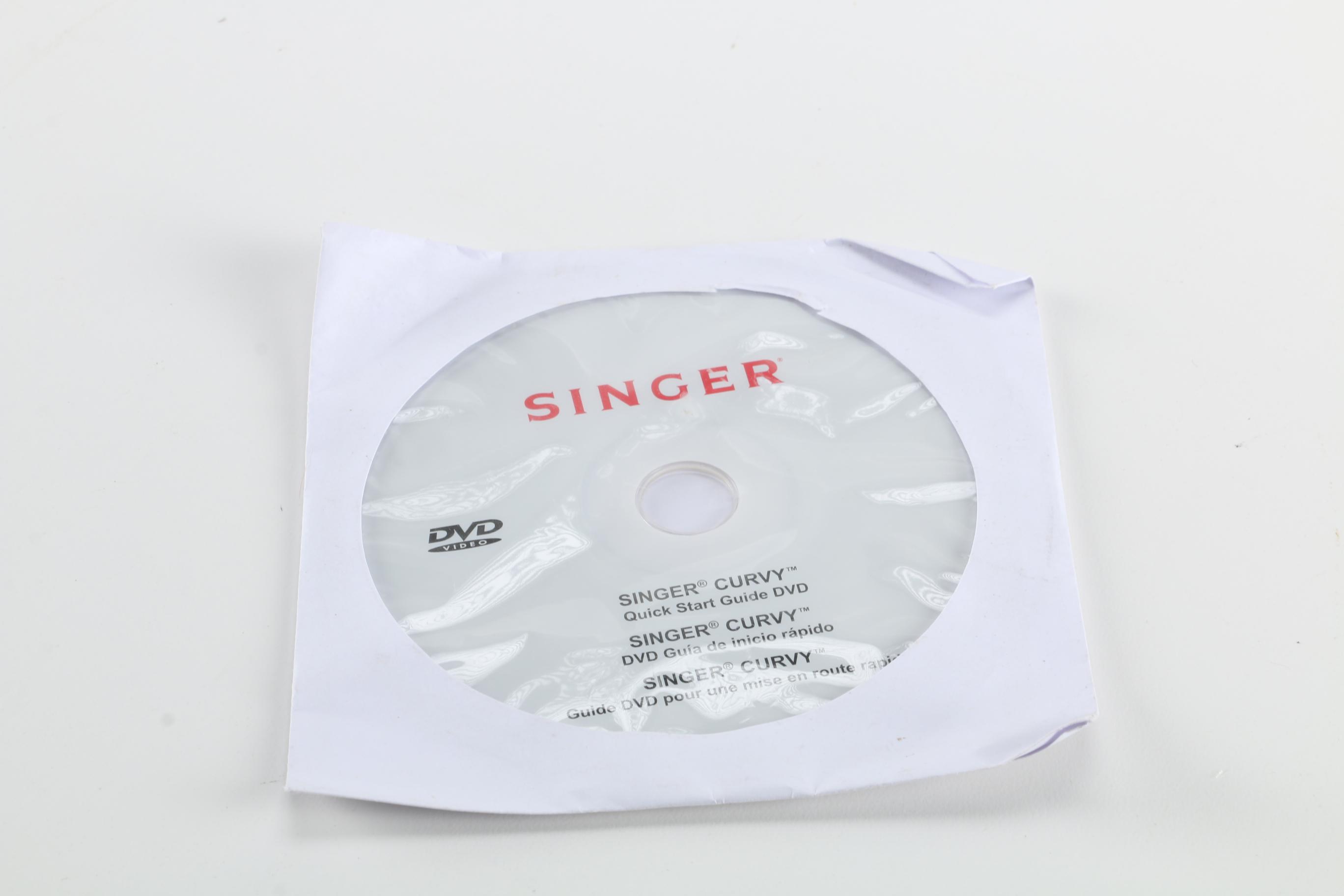 Singer "Curvy" Sewing Machine and Accessories