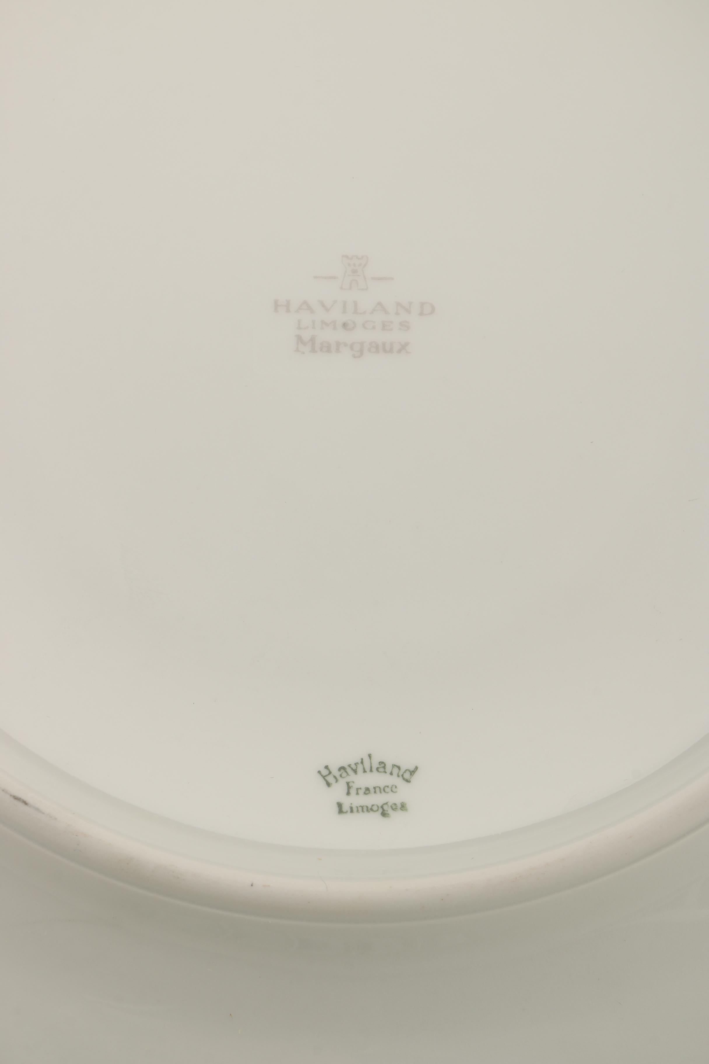 Haviland Limoges "Margaux" Porcelain Plates