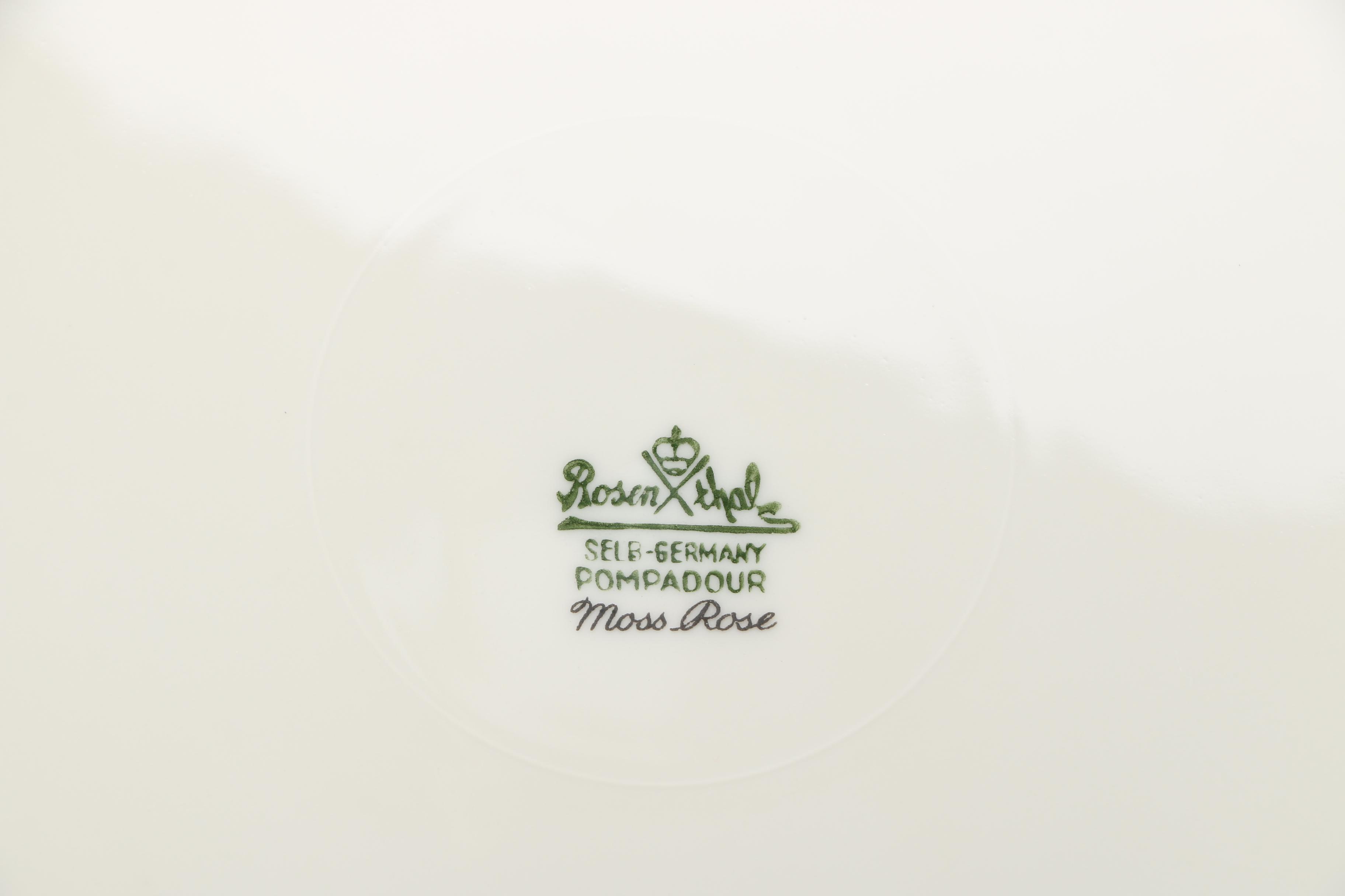 Rosenthal "Moss Rose" China Dining Set