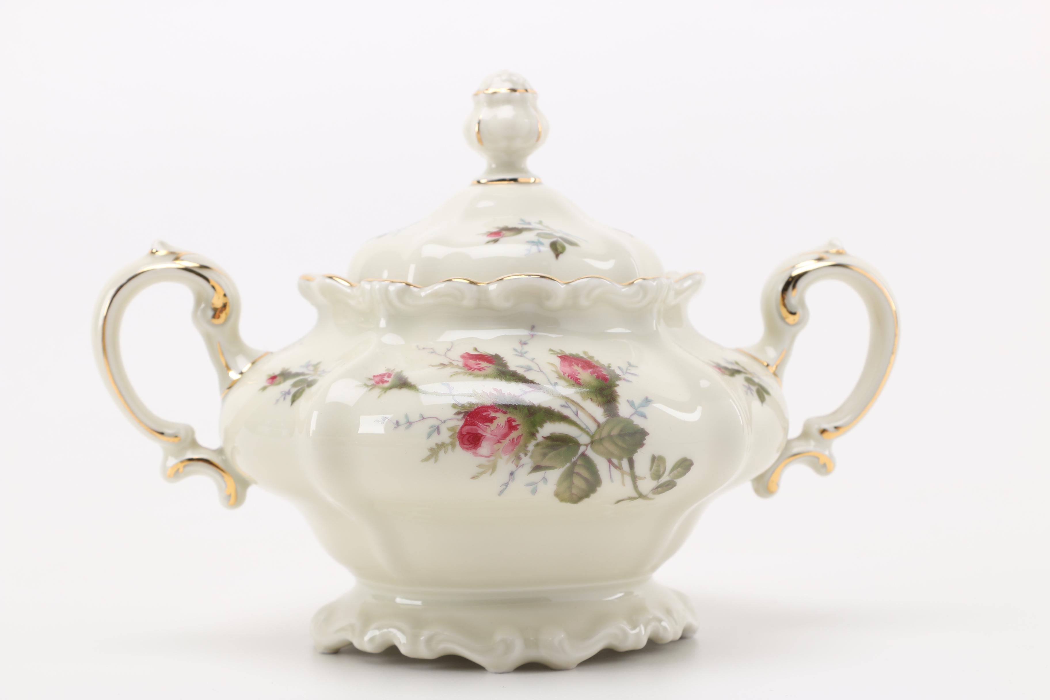 Rosenthal "Moss Rose" China Dining Set